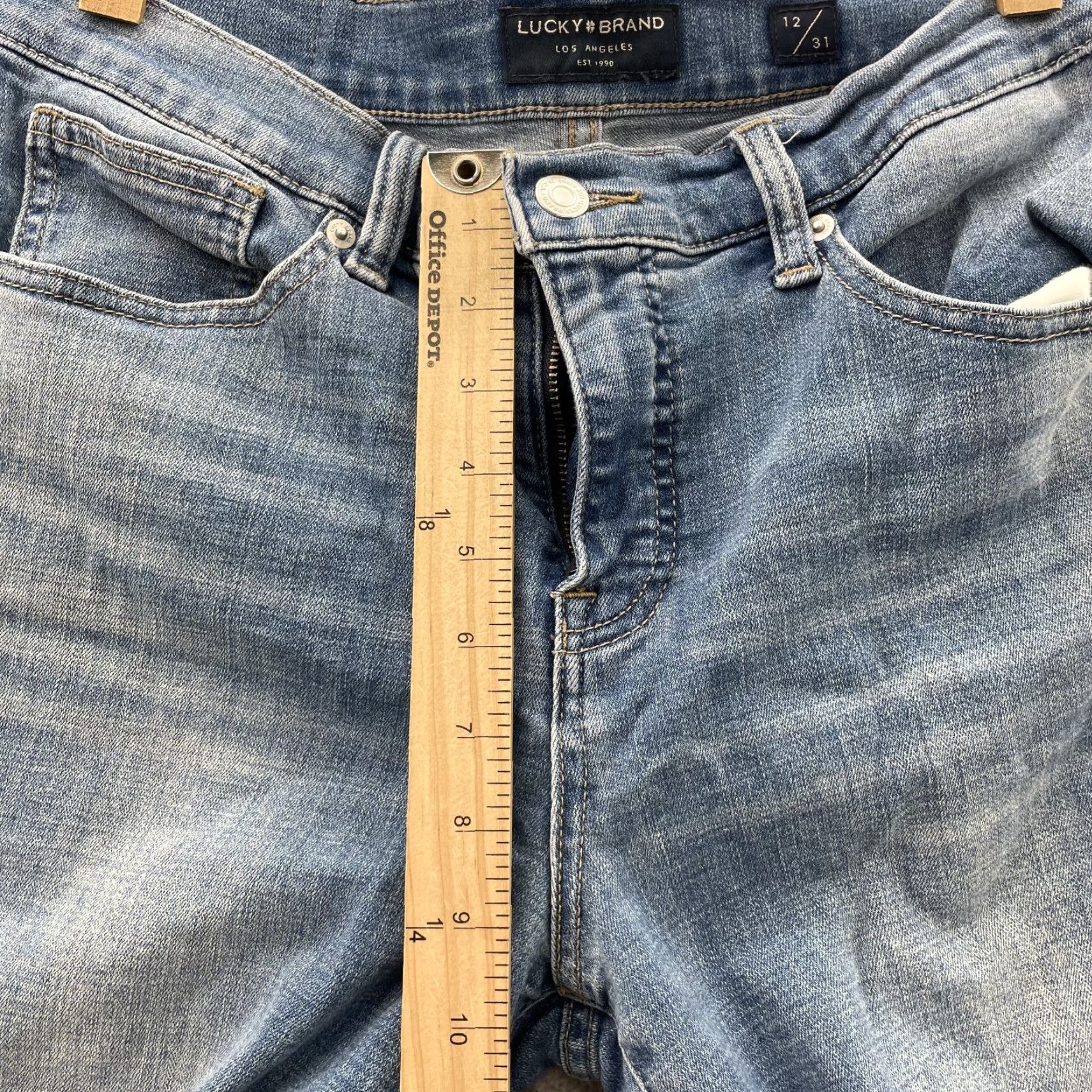 Lucky Brand Lucky Brand Jeans Women's 12/31 Mid Rise Crop Ava Denim Classic Comfort 90s Blue Size 34" / US 12 / IT 48 - 5 Thumbnail