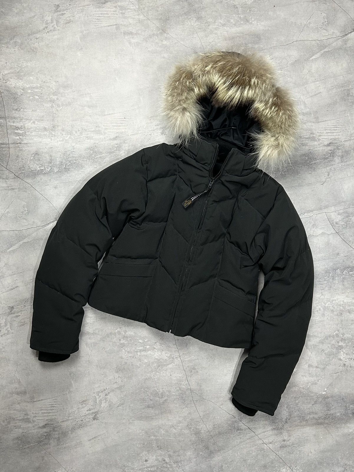 Canada Goose × Vintage Canada Goose Black Chilliwack Bomber Small Black Size S / US 4 / IT 40 - 1 Thumbnail