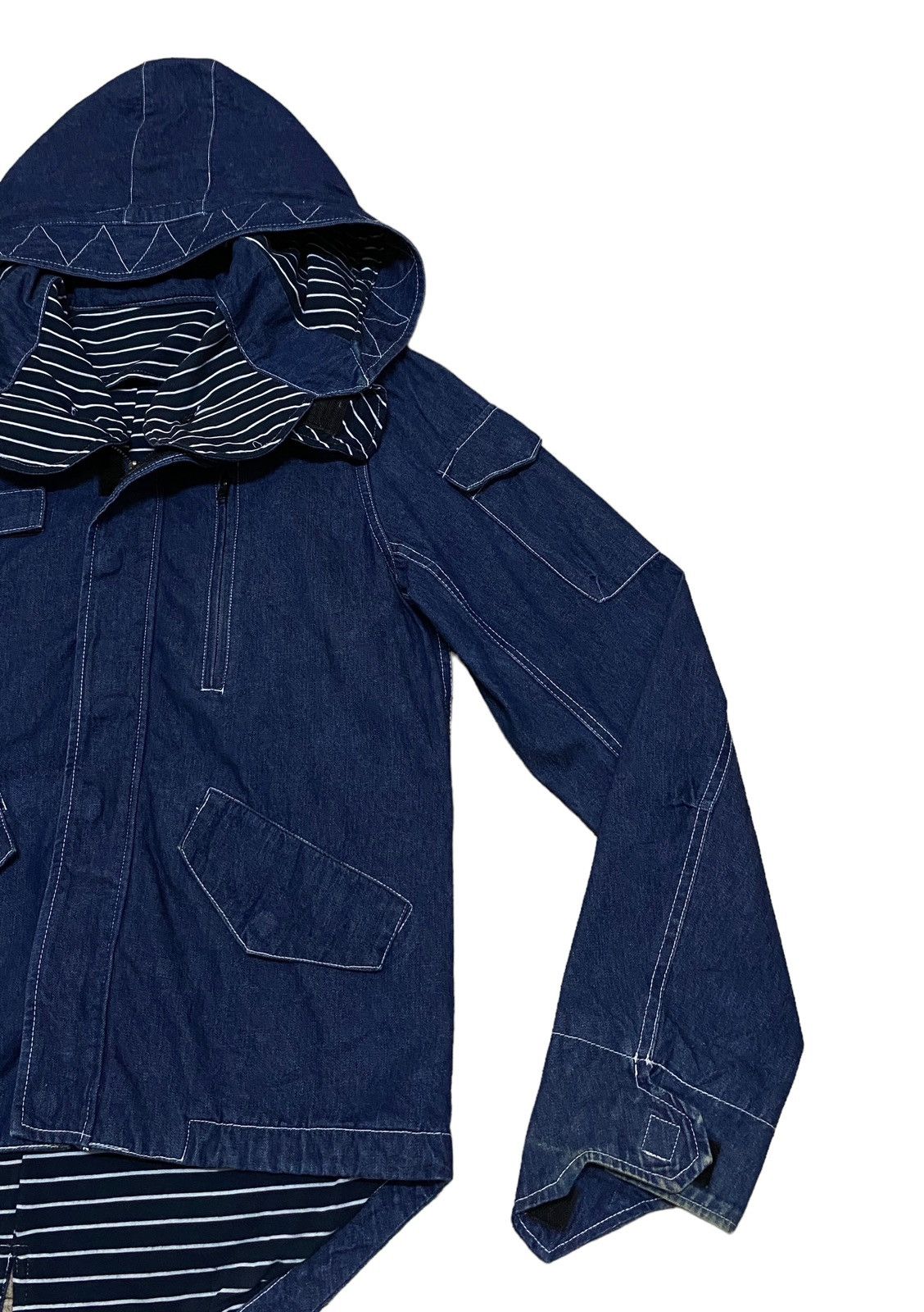 Ciaopanic Rare Design Vintage Ciao Pull Over Smokey Denim Jacket 1990s Size US M / EU 48-50 / 2 - 9 Thumbnail