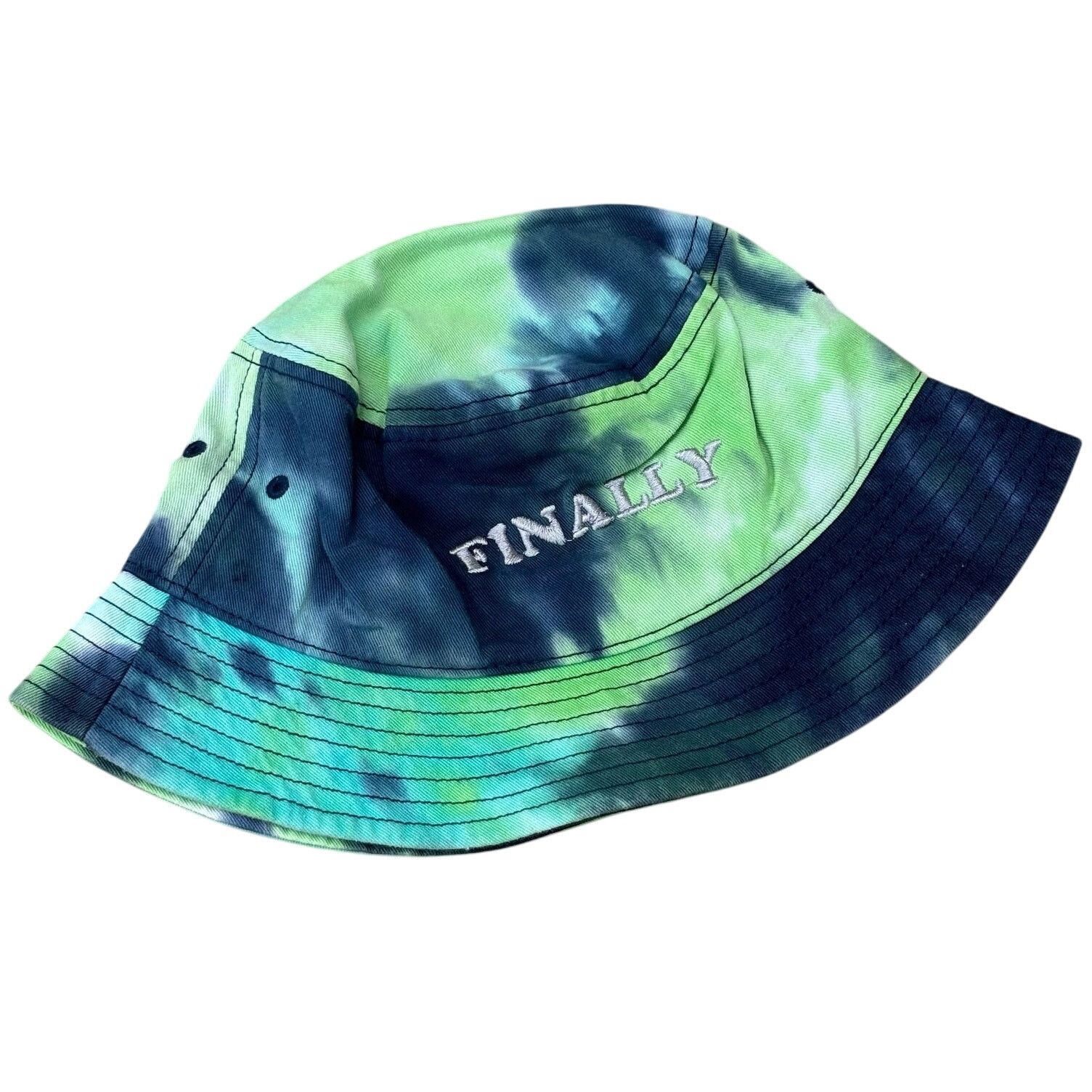 Other Green Tie Dye Finally Bucket Hat Size ONE SIZE - 4 Thumbnail