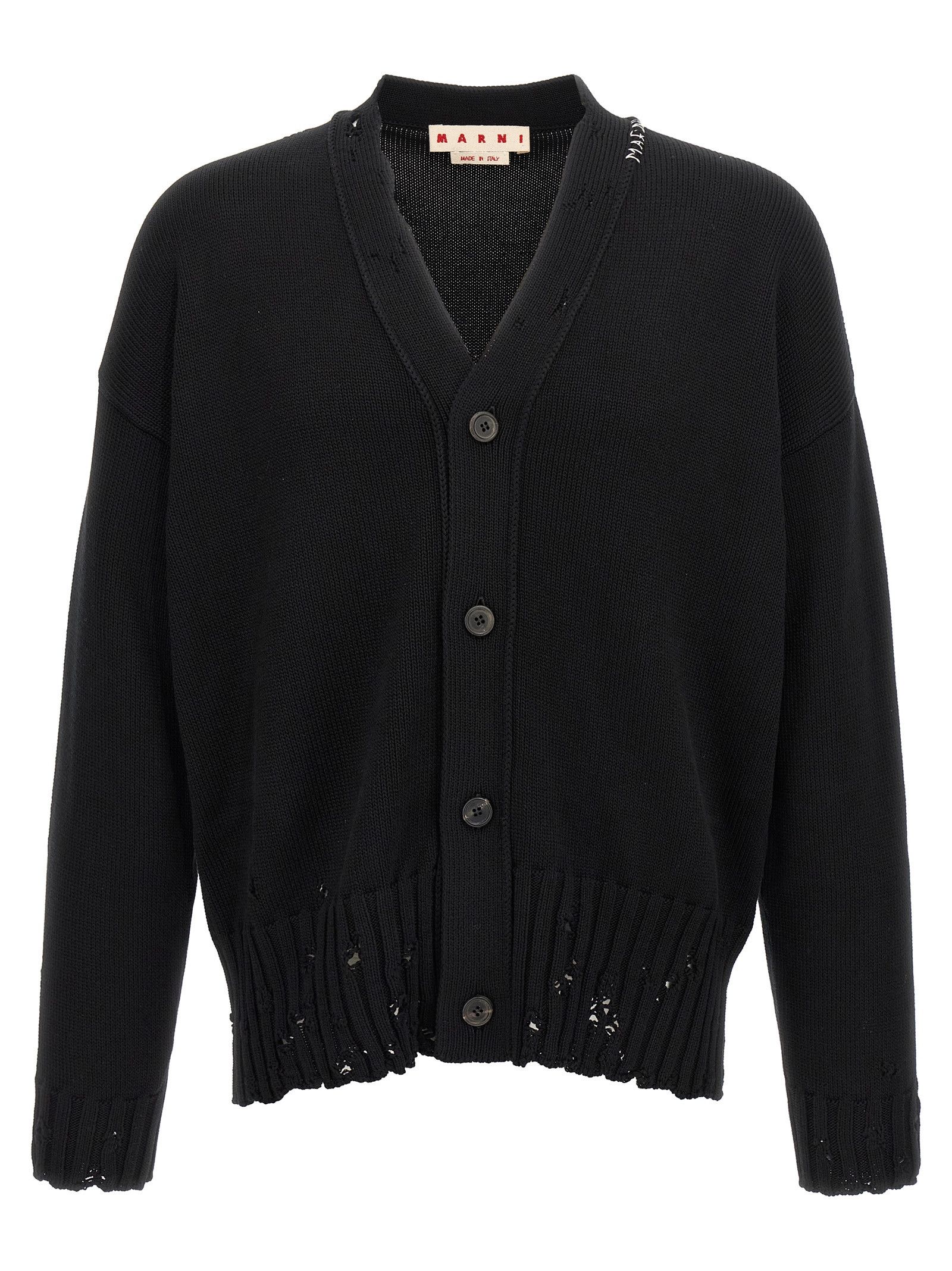 Marni Logo embroidery cardigan Size US M / EU 48-50 / 2 - 1 Thumbnail