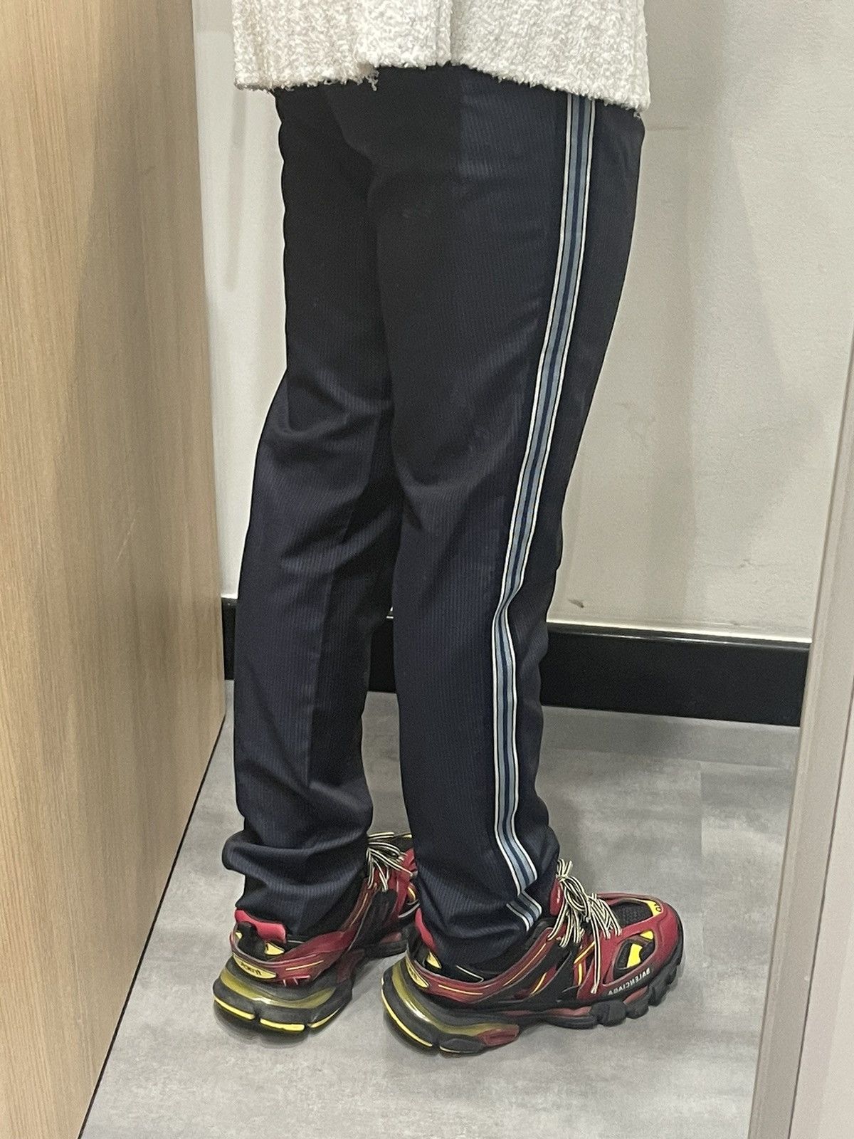 Zadig & Voltaire !DS! Zadig & Voltaire Paddy Stripe Wool Navy Casual Pants Size US 30 / EU 46 - 6 Thumbnail