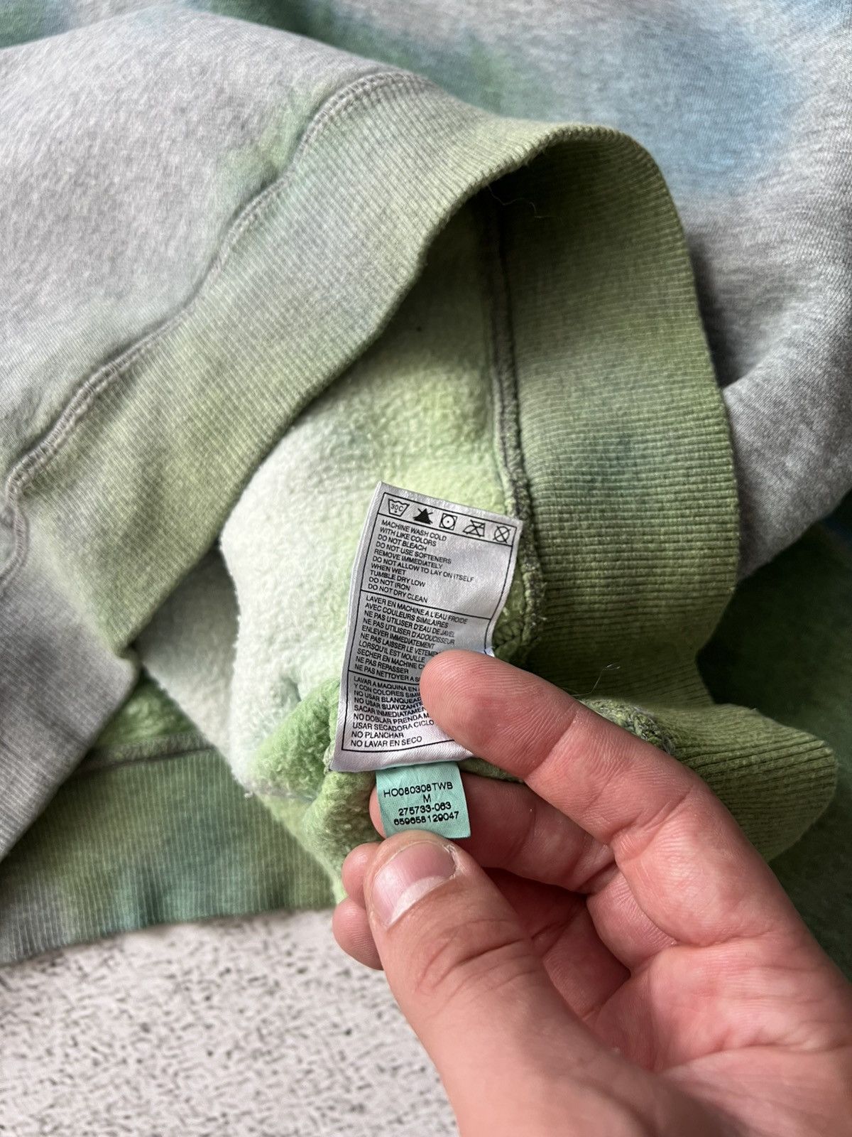 Nike Nike Vintage Tie-Dye Hoodie Green Size M Size US M / EU 48-50 / 2 - 12 Thumbnail