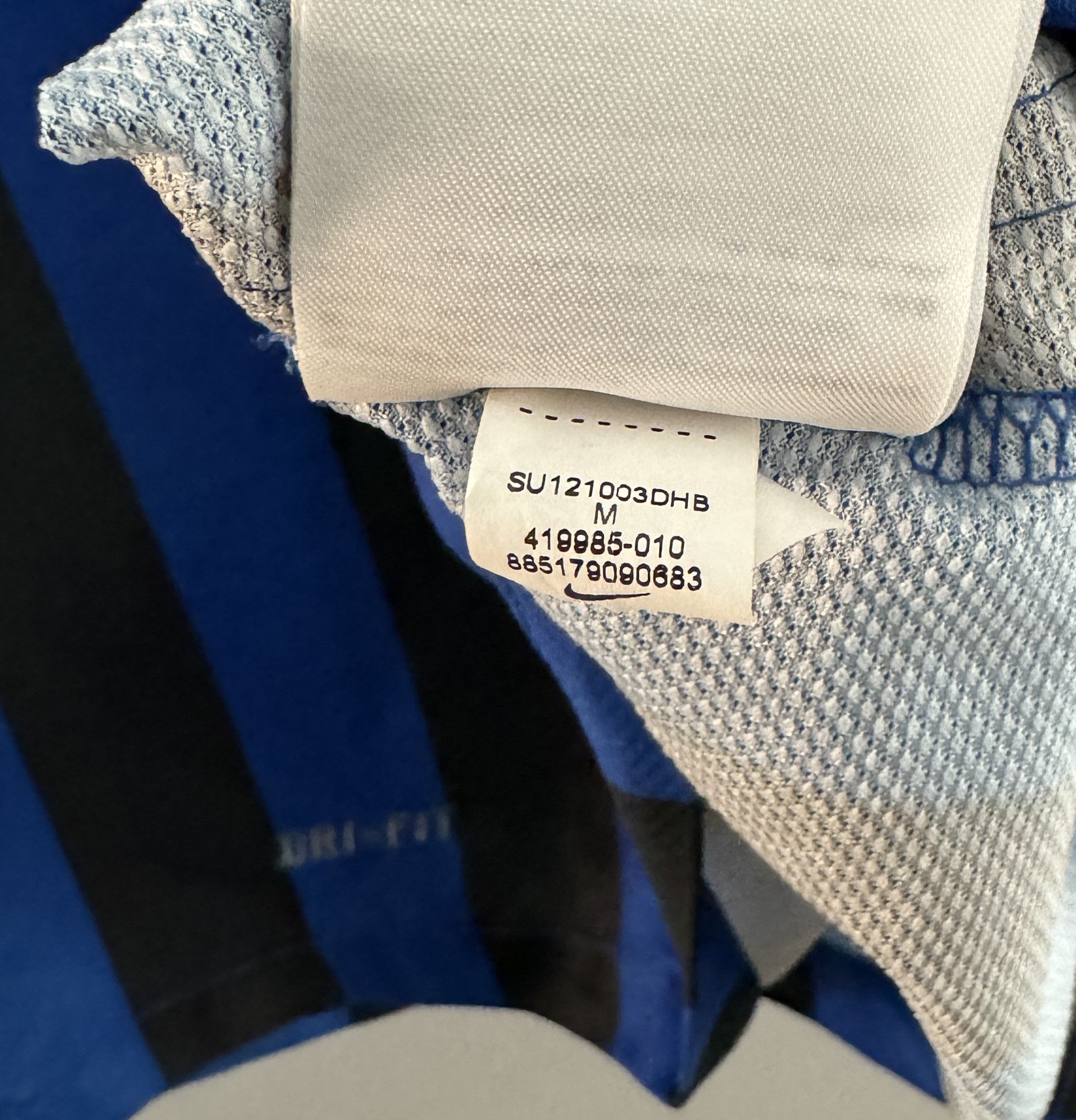 Nike Inter Milan 2011 2012 Home Soccer Jersey Football Shirt Sz M Size US M / EU 48-50 / 2 - 8 Thumbnail