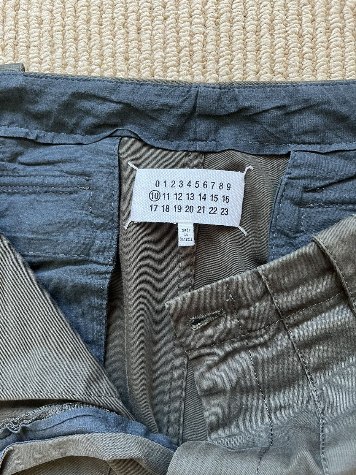Maison Margiela Olive Green Maison Margiela Cargo Pants Size US 32 / EU 48 - 3 Thumbnail
