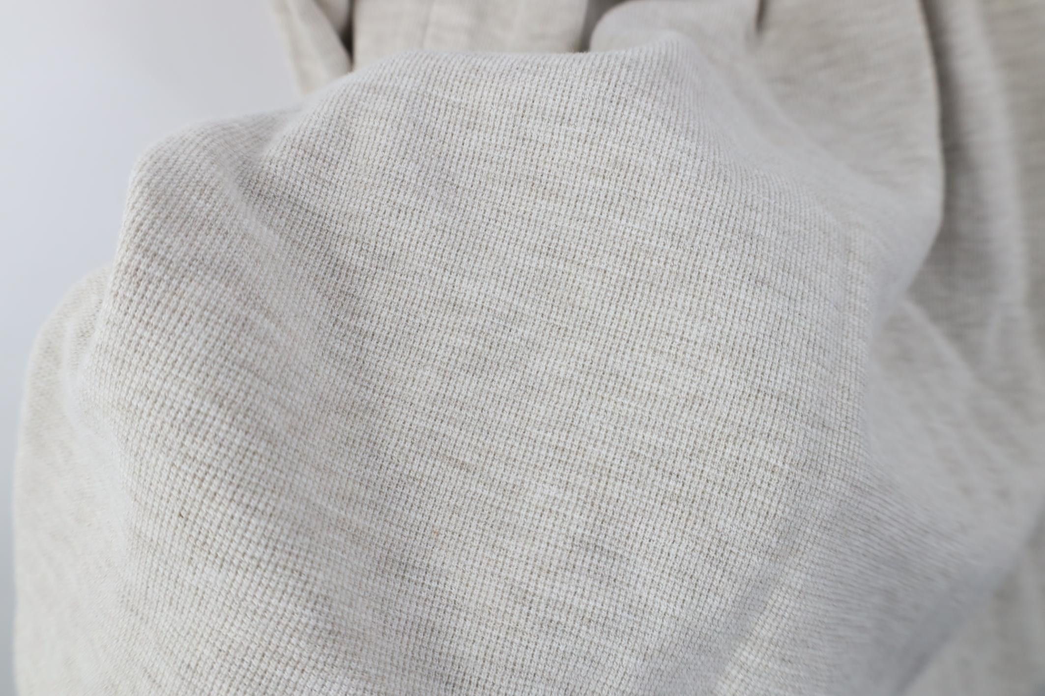 Vintage Vintage 90s Streetwear Waffle Knit Henley T-Shirt Beige Size US L / EU 52-54 / 3 - 7 Thumbnail