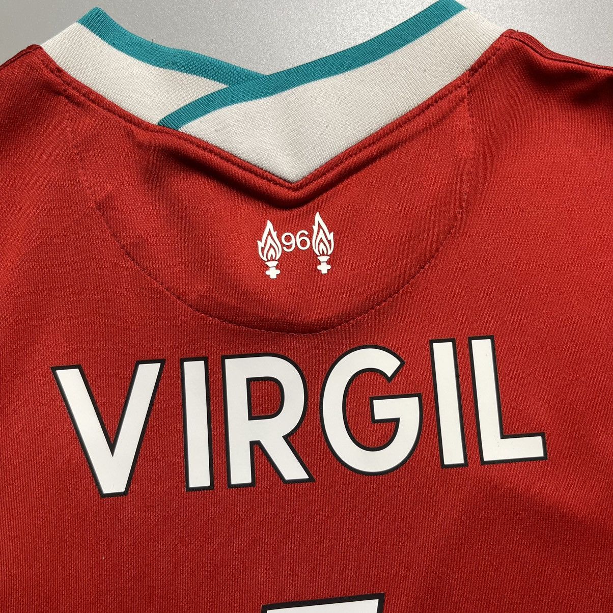 Nike × Vintage LIVERPOOL NIKE 2020/2021 FOOTBALL HOME JERSEY #4 VIRGIL Size US S / EU 44-46 / 1 - 13 Thumbnail