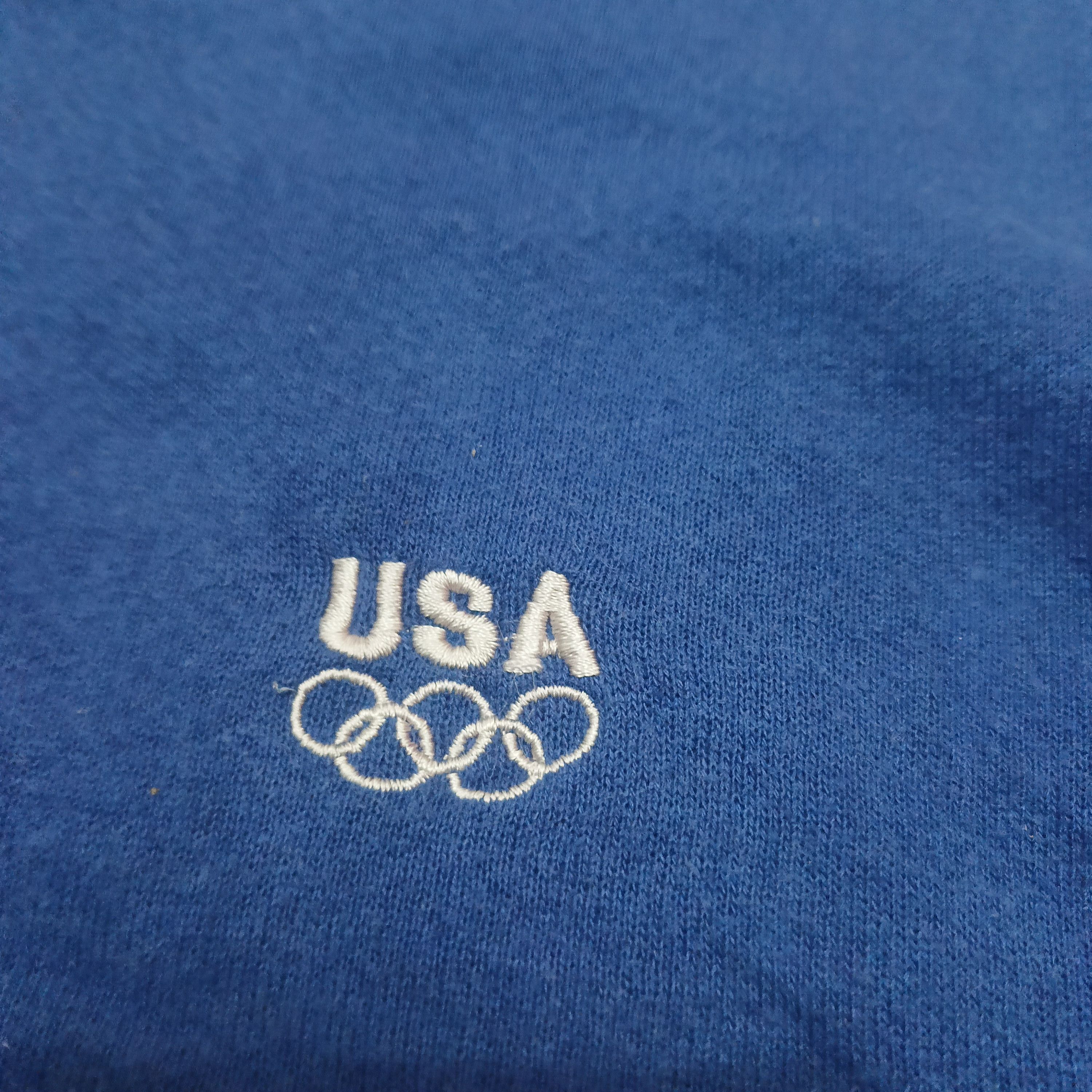 USA Olympics × Vintage Vintage Olympic USA Sweatshirt Small Logo Embroidered Size US L / EU 52-54 / 3 - 2 Thumbnail