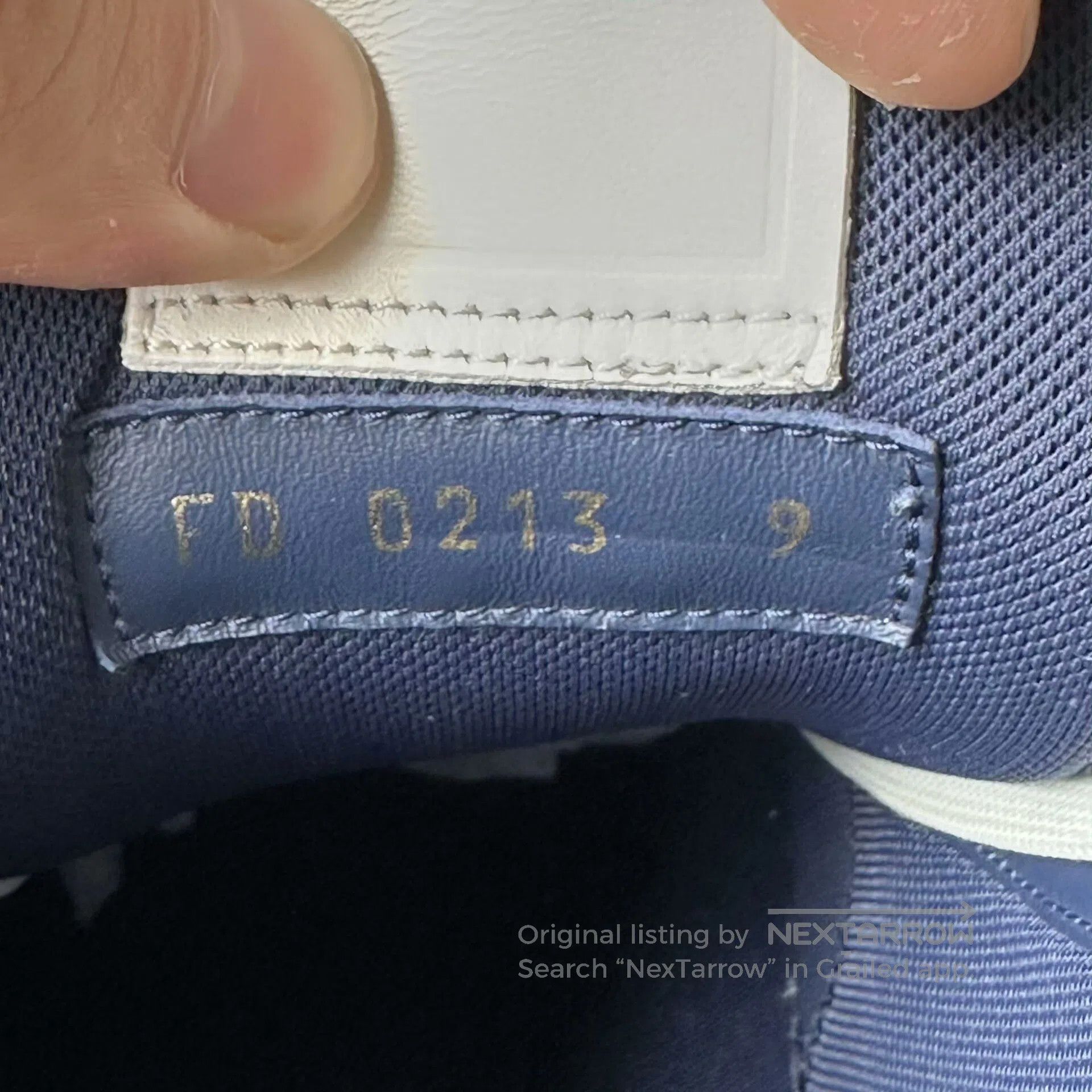 Louis Vuitton Louis Vuitton White Blue Sneakers. Size US 9 / EU 42 - 6 Thumbnail
