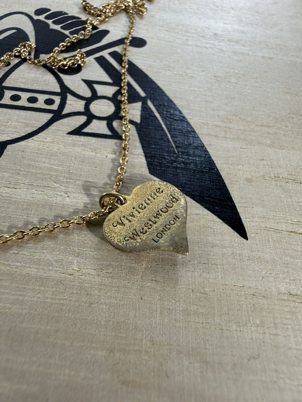 Vivienne Westwood Vivienne Westwood Petra Heart Pendant Necklace In Gold Size ONE SIZE - 12 Thumbnail