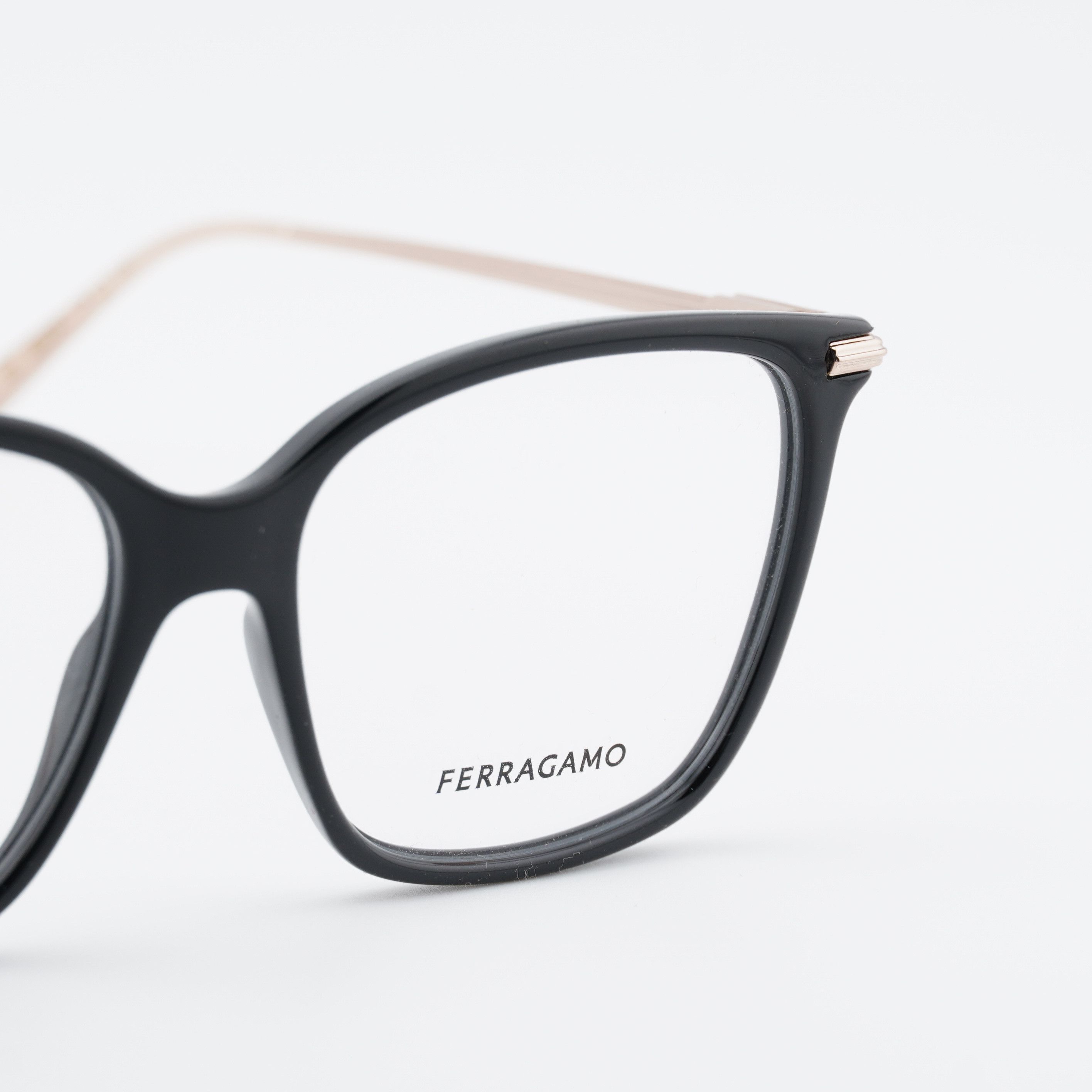 Salvatore Ferragamo Salvatore Ferragamo SF2992 001 Eyeglasses Black 53mm Square Size ONE SIZE - 8 Thumbnail
