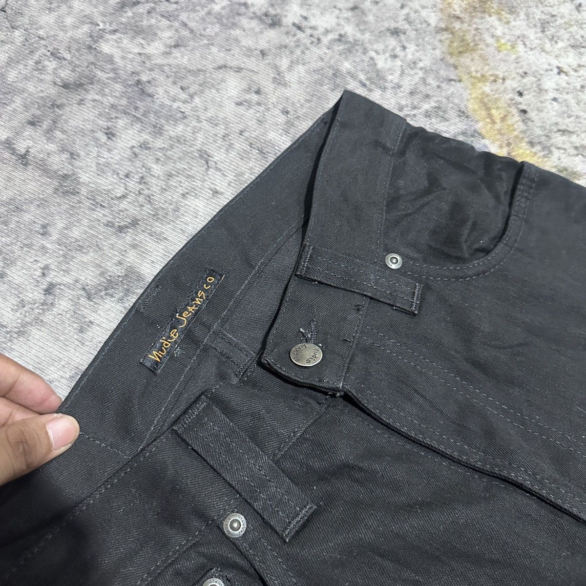 Nudie Jeans Nudie jeans black on black denimpants Size US 28 / EU 44 - 2 Thumbnail