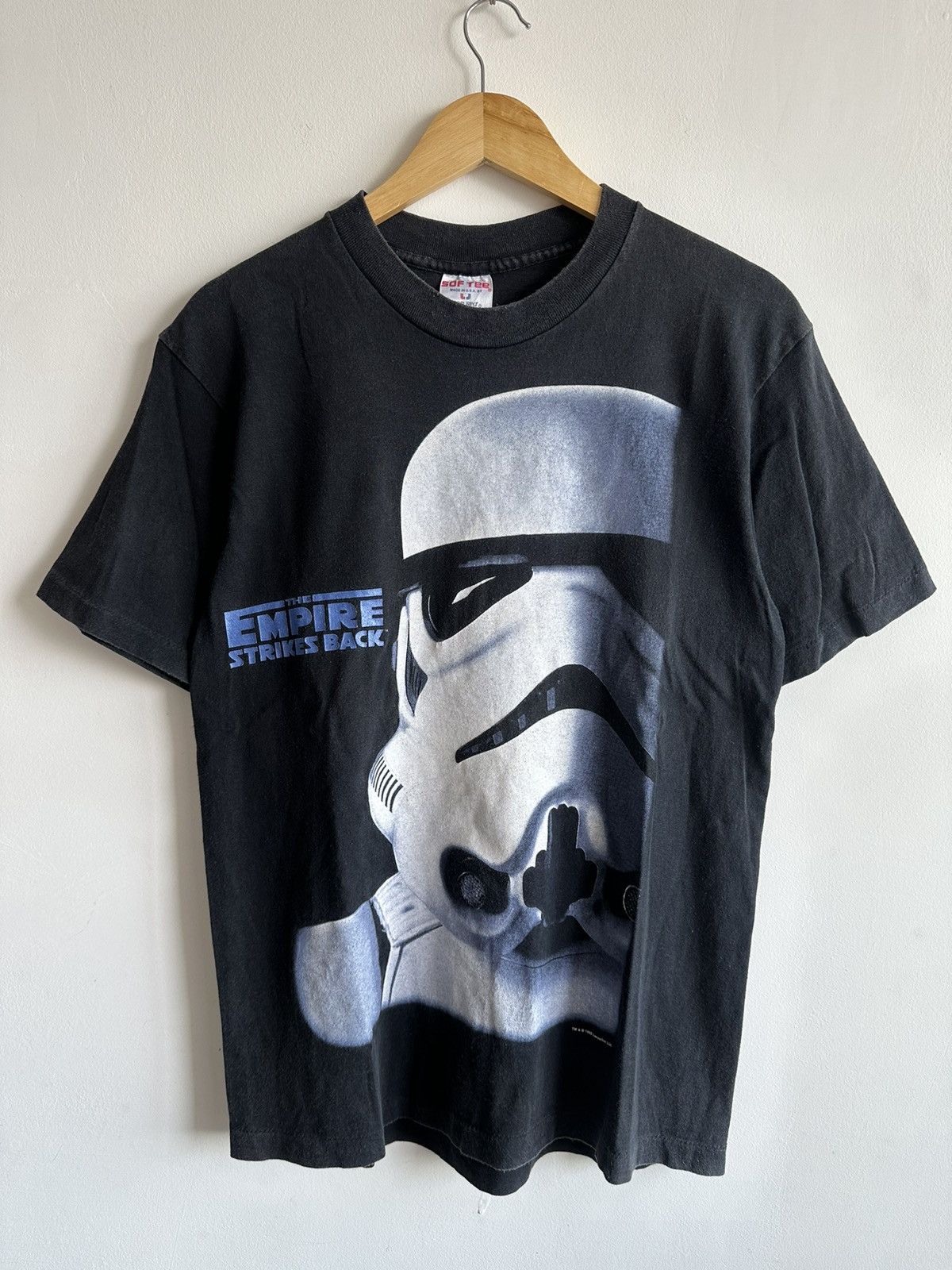 Star Wars × Vintage Vintage 90’s Star Wars The Empire Strikes back Movie Rare Size US M / EU 48-50 / 2 - 1 Thumbnail