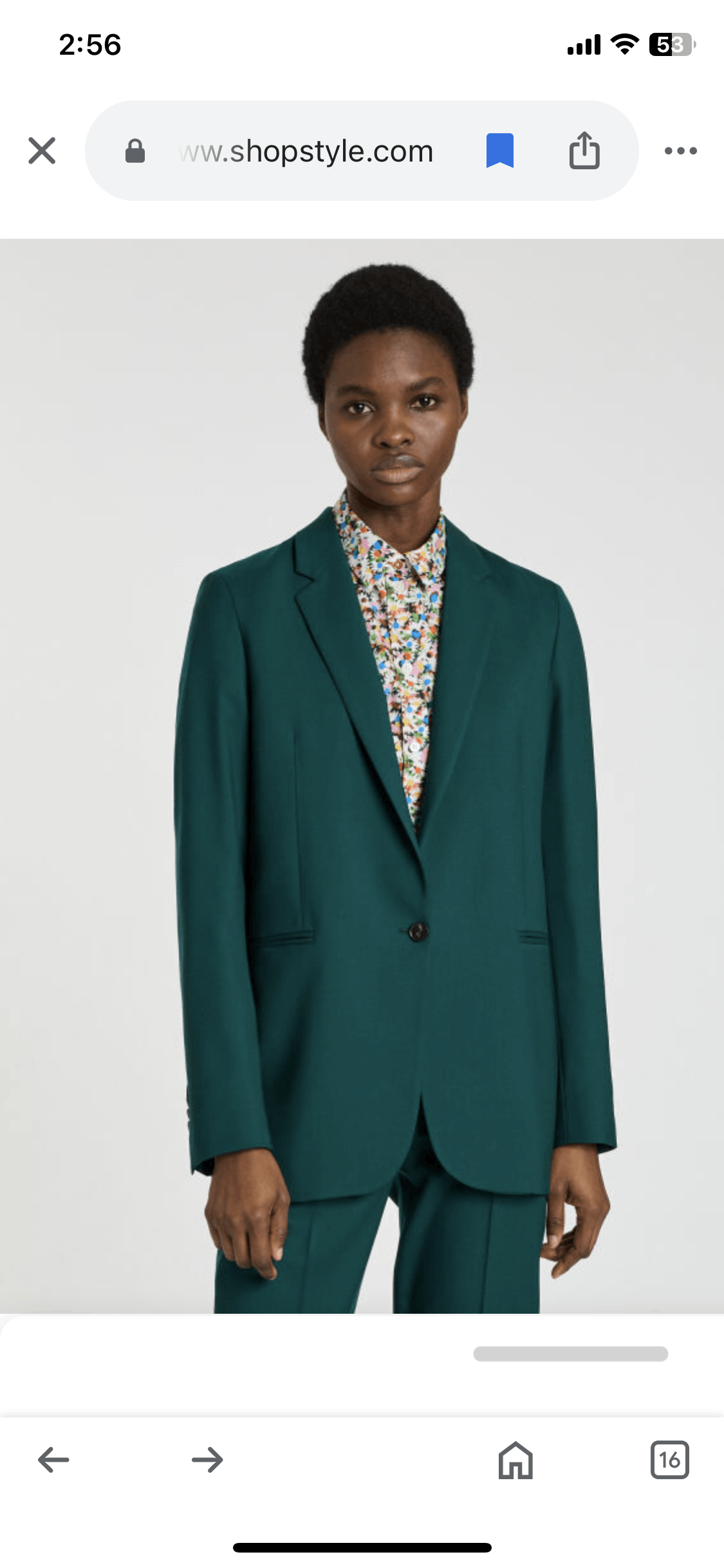 Paul Smith Teal Blazer