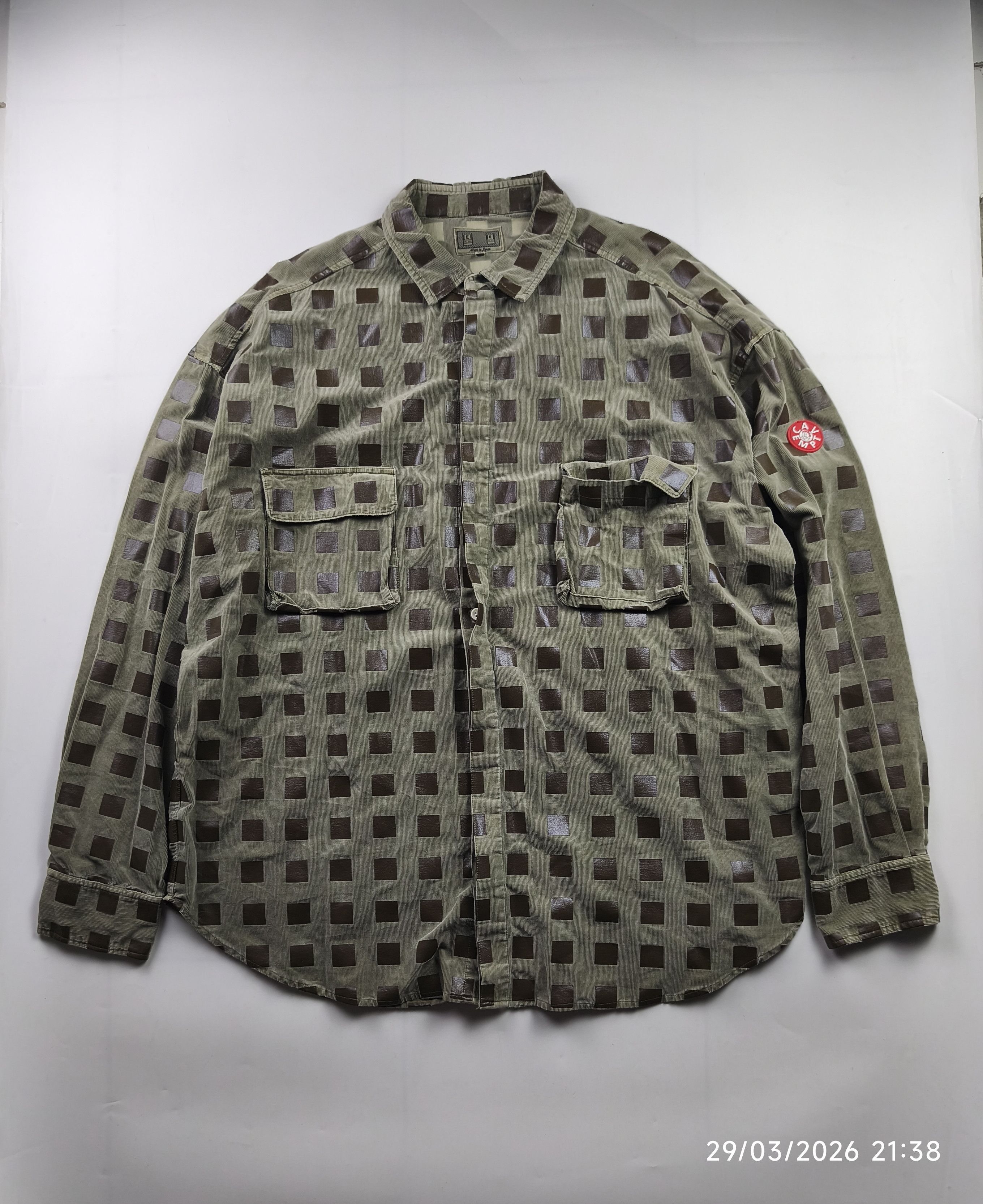 Cav Empt Cav empt overdye cord dot big shirt Size US XL / EU 56 / 4 - 1 Thumbnail