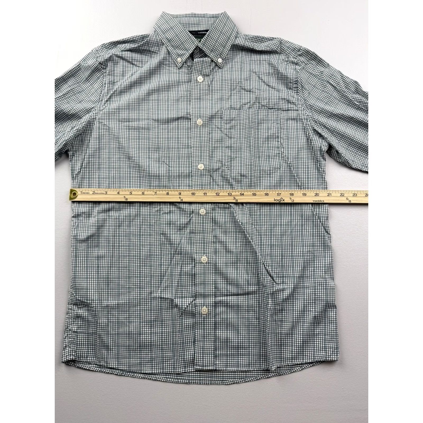 Orvis Orvis Shirt Mens M Green Check Long Sleeve Button-Down Casual Active Fit Size US M / EU 48-50 / 2 - 6 Thumbnail