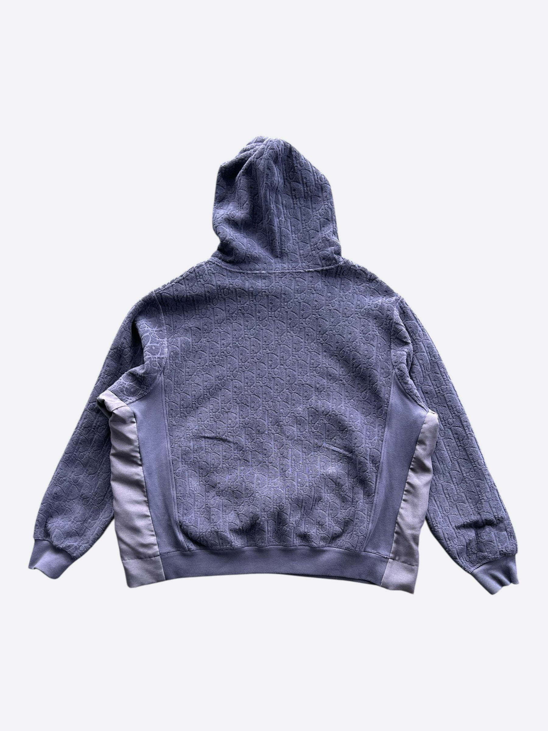 Dior Dior Navy Oblique Towel Hoodie Size US XXL / EU 58 / 5 - 2 Thumbnail