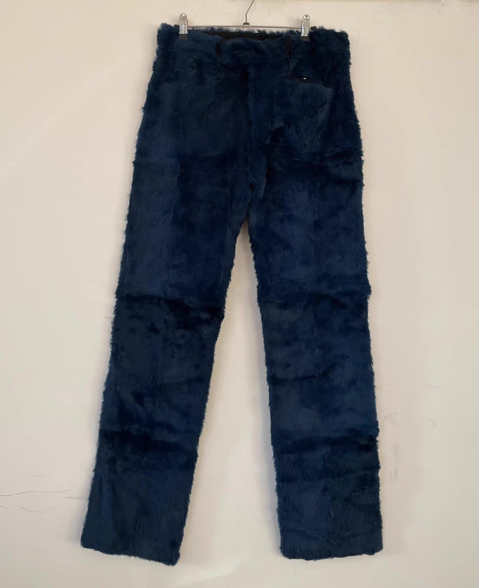 Versace Gianni Versace Men's Rabbit Fur Leather Pants Ｑ21 Size US 32 / EU 48 - 1 Thumbnail