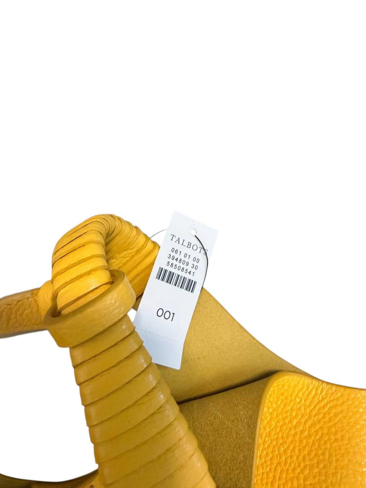 Other Talbots Women's Pippa Pebble Leather Crossbody Bag - Yellow Size ONE SIZE - 2 Thumbnail
