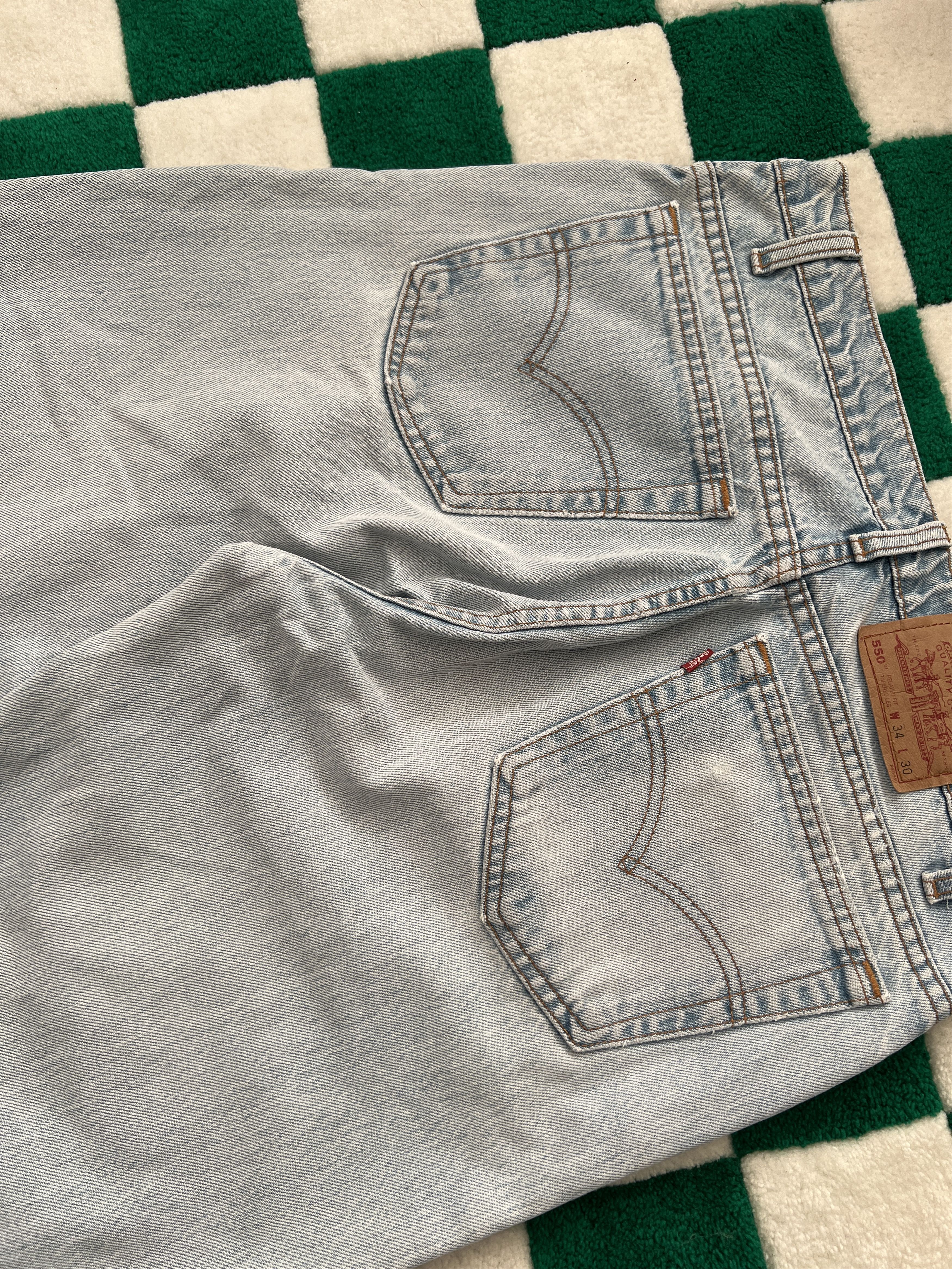 Levi's Vintage 90s Levis 550 Denim Jeans Size US 32 / EU 48 - 4 Thumbnail