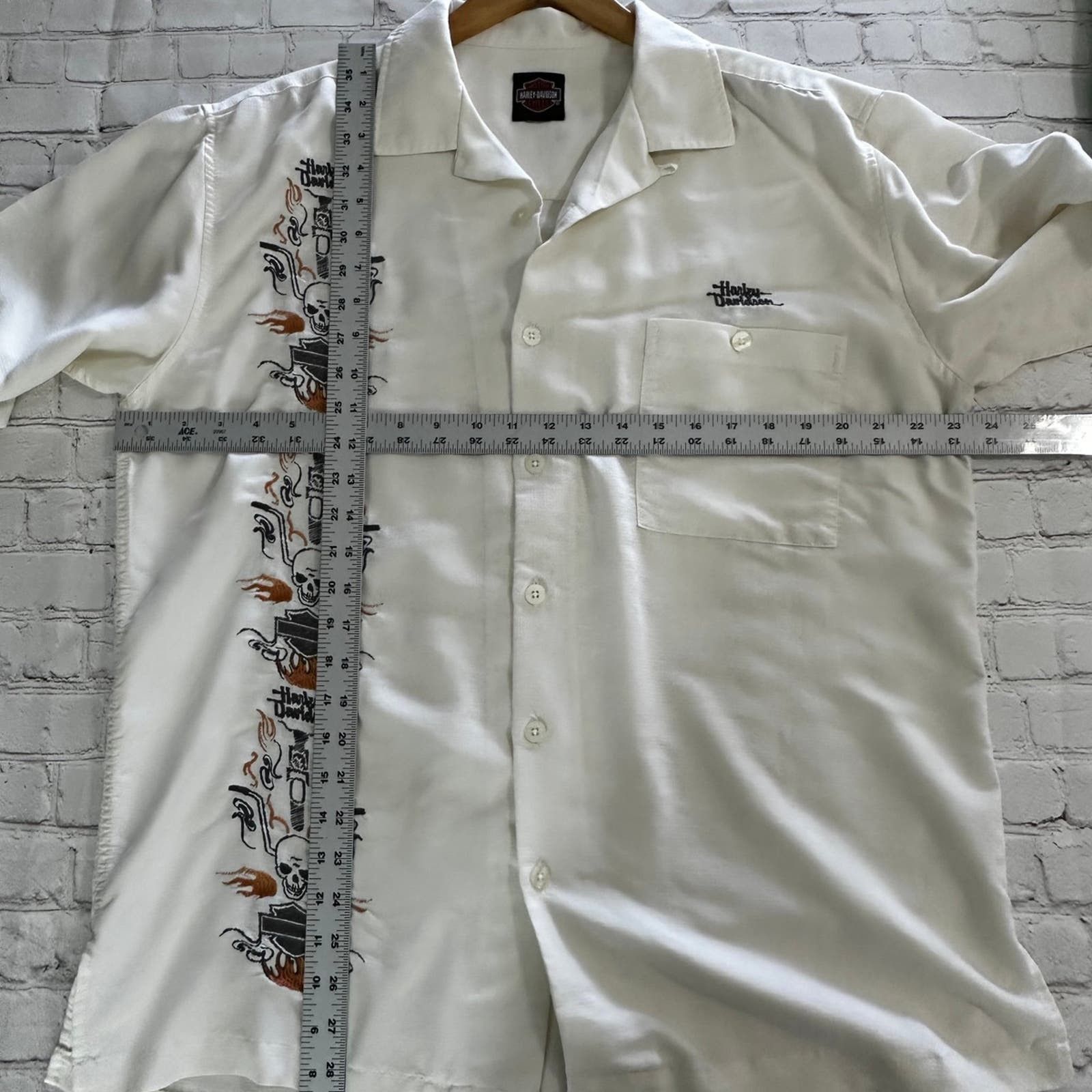 Harley Davidson Harley Davidson short sleeve button down shirt Size US XL / EU 56 / 4 - 5 Thumbnail