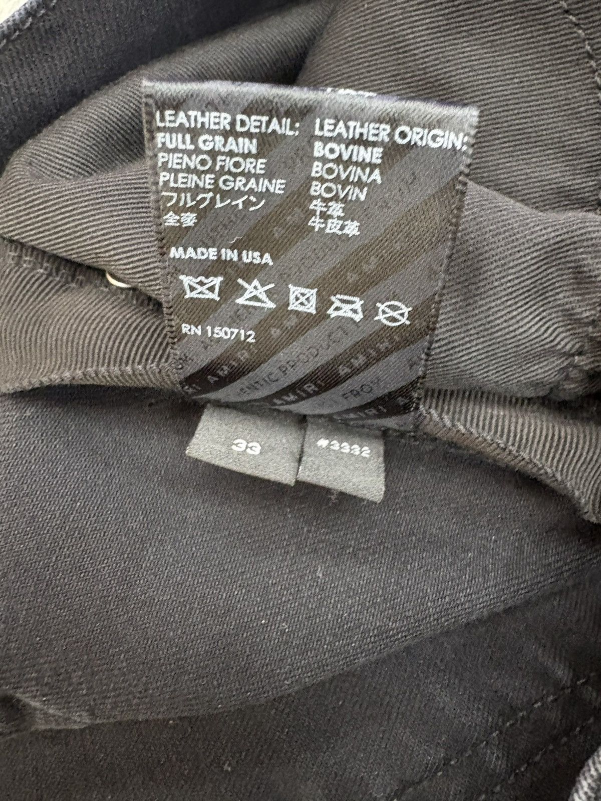 Amiri Amiri Core Applique Jeans “Aged Black” Size US 33 - 6 Thumbnail