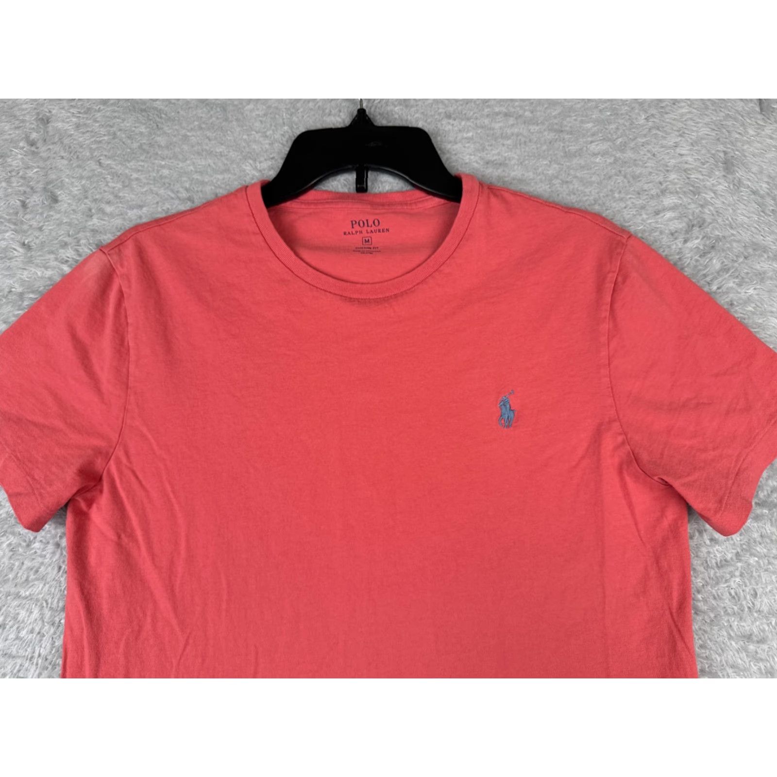 Ralph Lauren Polo Ralph Lauren Shirt Adult Large Pink Short Sleeve Crew Neck 100% Cotton Size US L / EU 52-54 / 3 - 4 Thumbnail