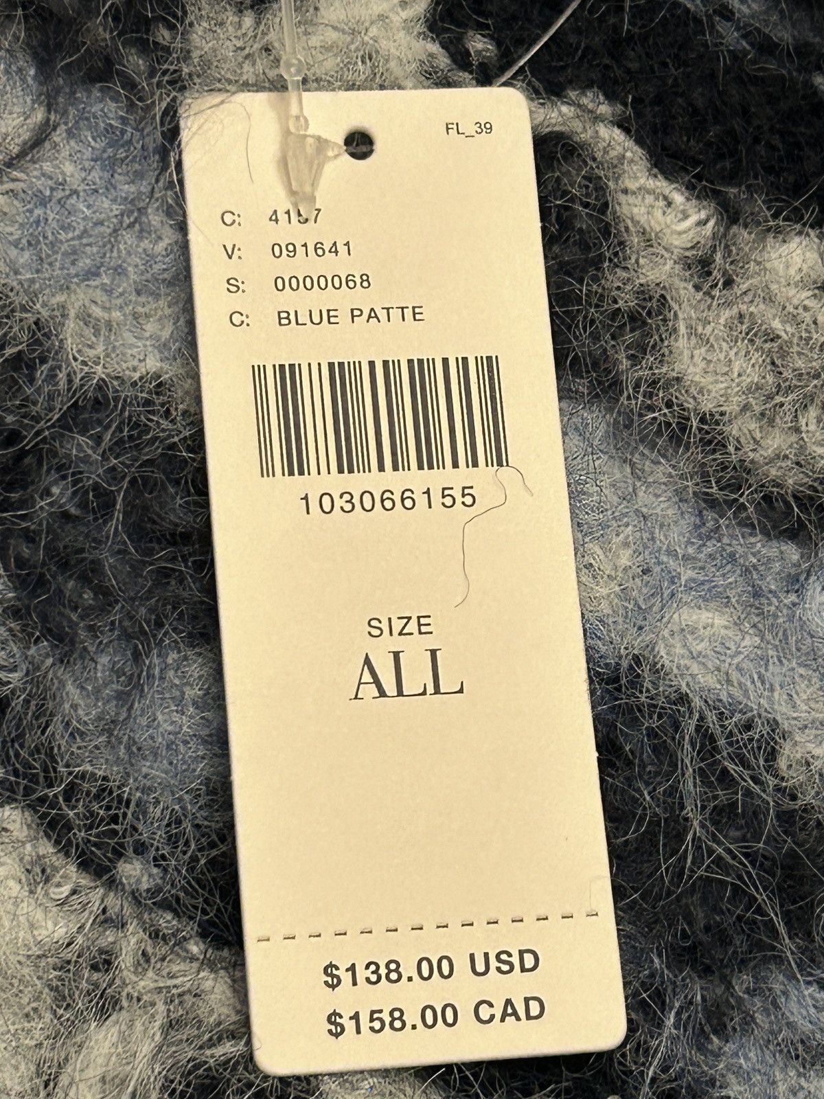 Anthropologie Anthropologie Blue Bling Fair Isle Cropped Sweater Rhineston Size ONE SIZE - 3 Thumbnail