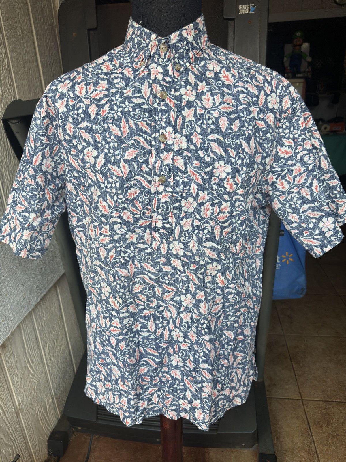 Other PreOwned Kahala Hawaiian Print Blue/Red 3/4 Button Men's M Size US M / EU 48-50 / 2 - 1 Thumbnail