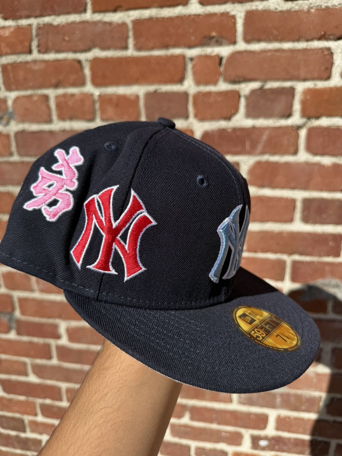New Era × New York Yankees × Supreme Supreme Yankee Kanji New Era Fitted Hat Size ONE SIZE - 3 Thumbnail