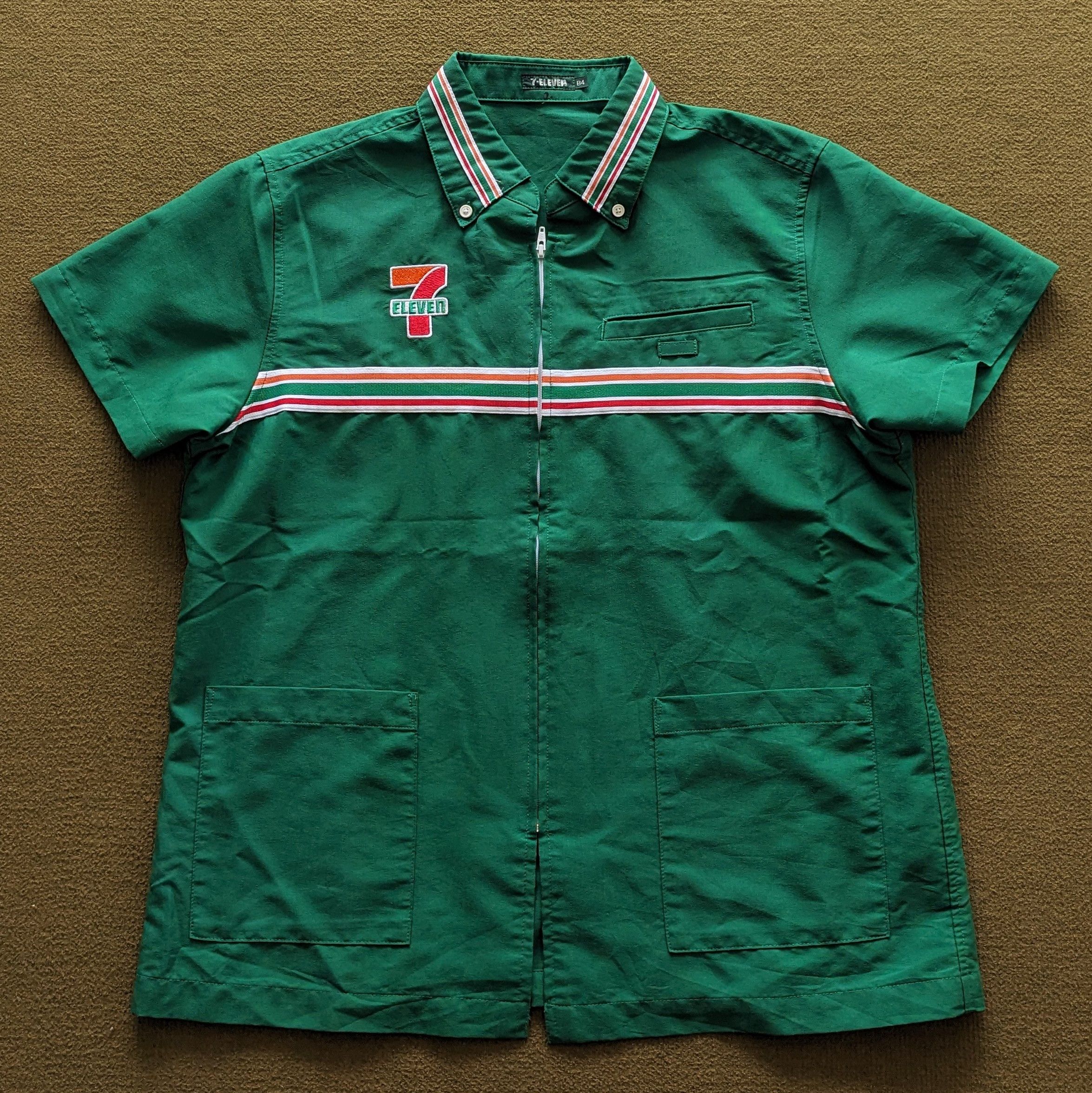 Vintage Vintage 7 ELEVEN Uniform Workers Jacket Size US L / EU 52-54 / 3 - 3 Thumbnail