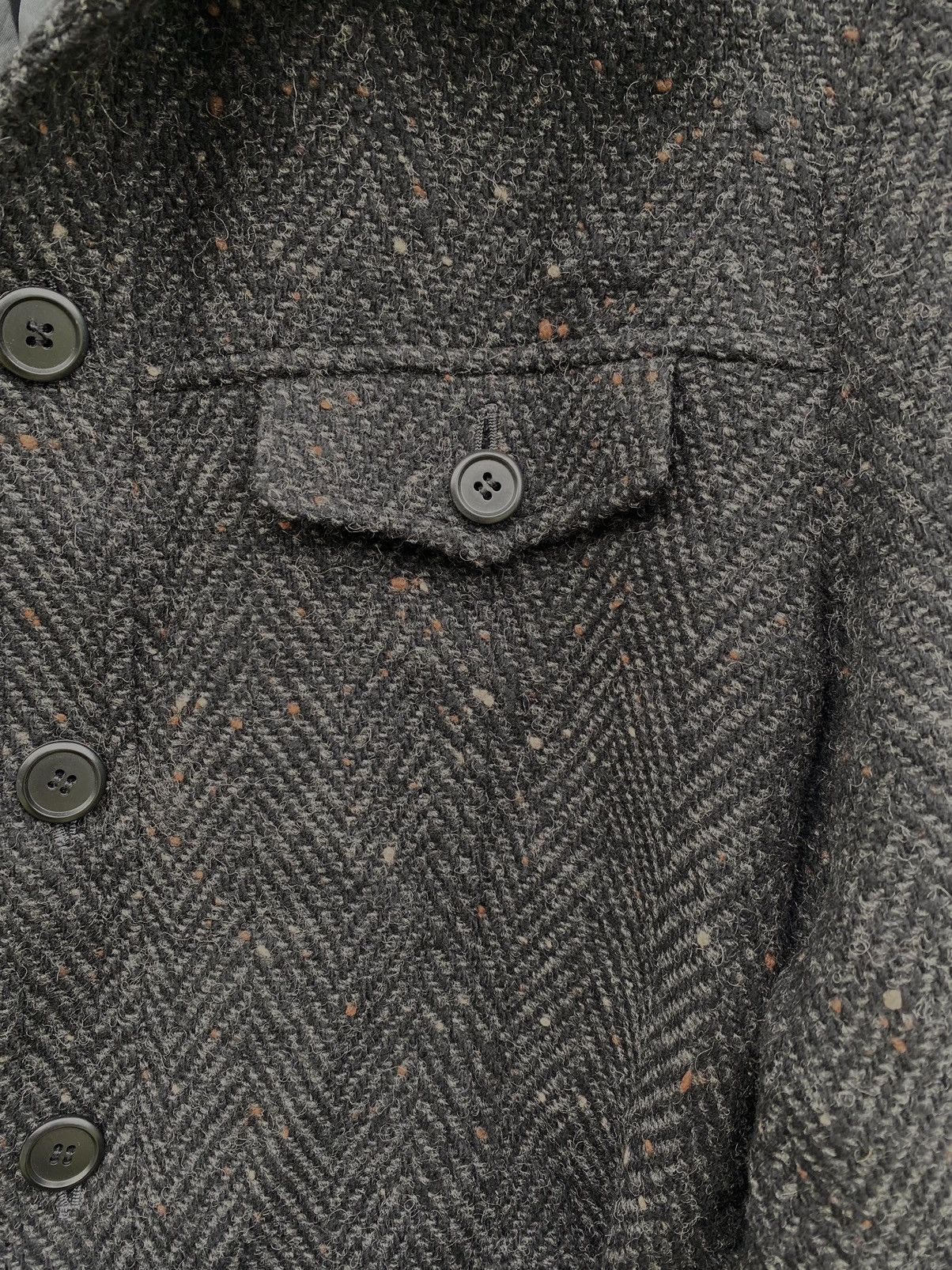 Junya Watanabe PEYTON PLACE FOR MEN HERRINGBONE CASUAL JACKET Size US M / EU 48-50 / 2 - 5 Thumbnail