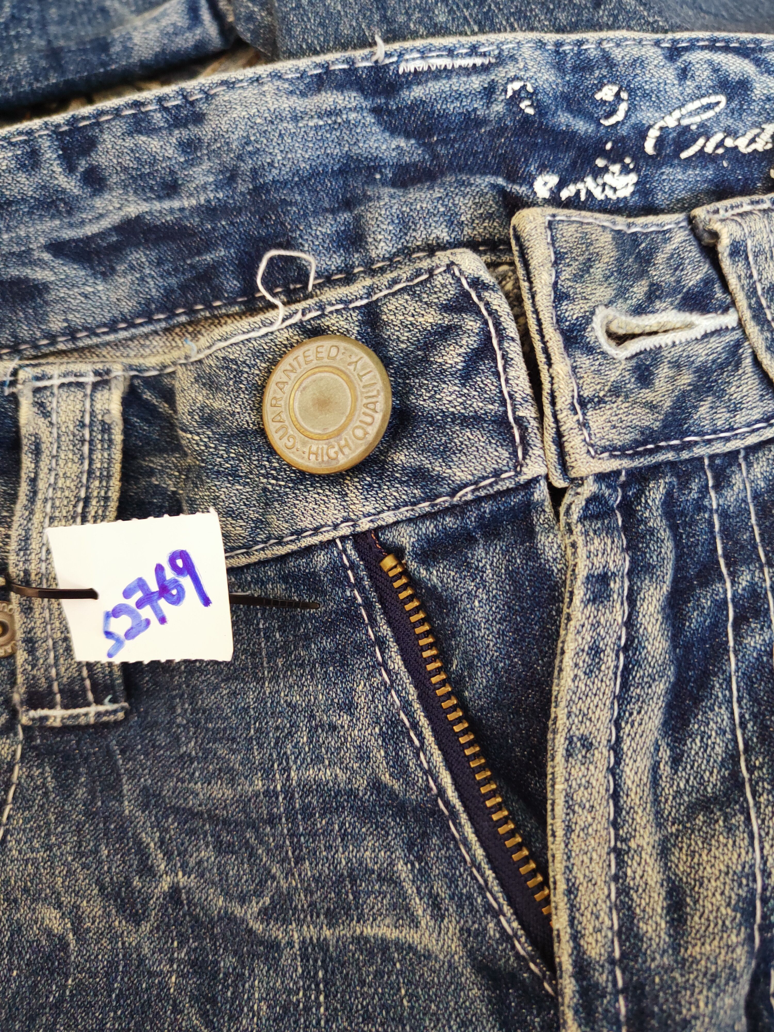 Japanese Brand Japanese Brand Dark Blue Distressed Ripped Jeans #S2769 Size US 29 - 14 Thumbnail