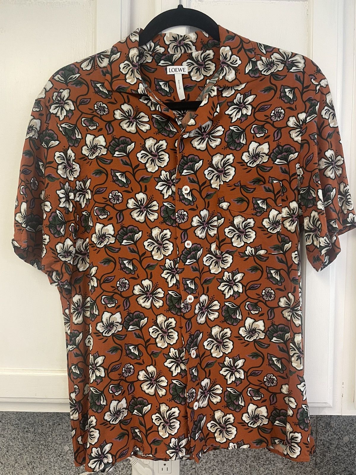 Loewe Loewe Viscose Floral Print Shirt Size US XS / EU 42 / 0 - 1 Thumbnail