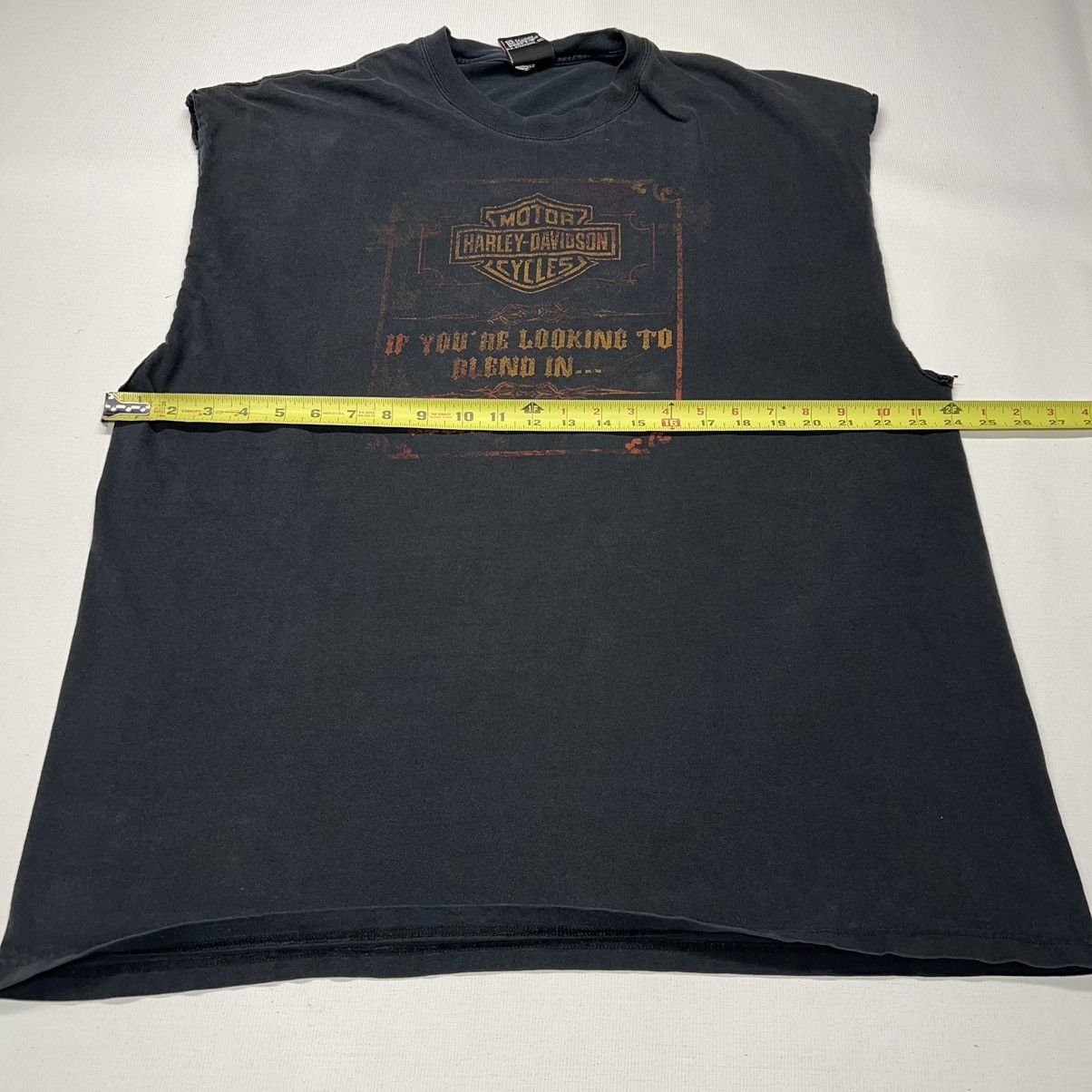 Harley Davidson × Vintage Harley Davidson Tee Shirt Black Sleeveless Biker Motorcycle Size US XXL / EU 58 / 5 - 17 Thumbnail