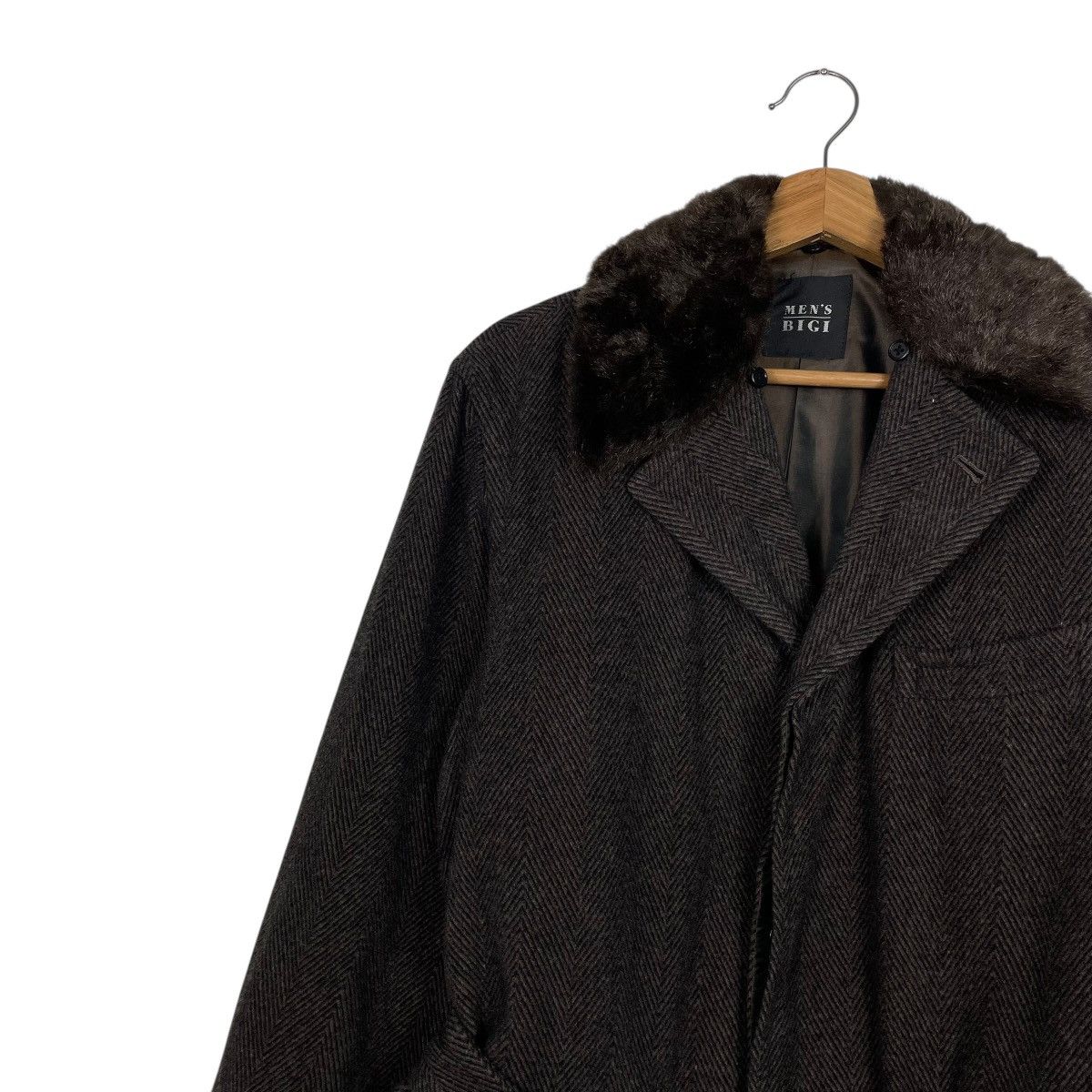 BIGI Men's Bigi Fur Wool Jacket Size US M / EU 48-50 / 2 - 6 Thumbnail