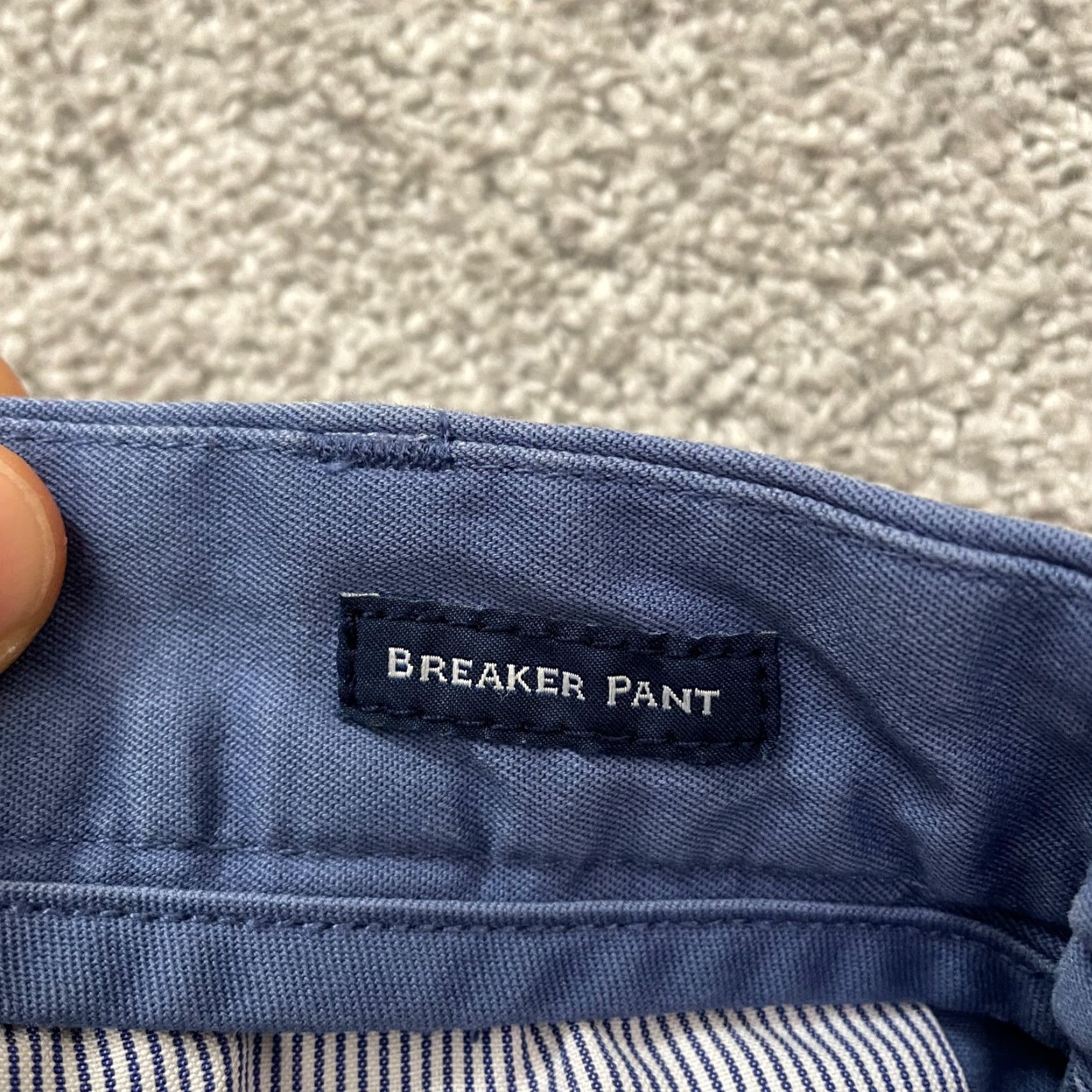 Vineyard Vines Vineyard Vines Breaker Chino Pants Mens 32x32 Blue Straight Leg Cotton Stretch Size US 32 / EU 48 - 5 Thumbnail