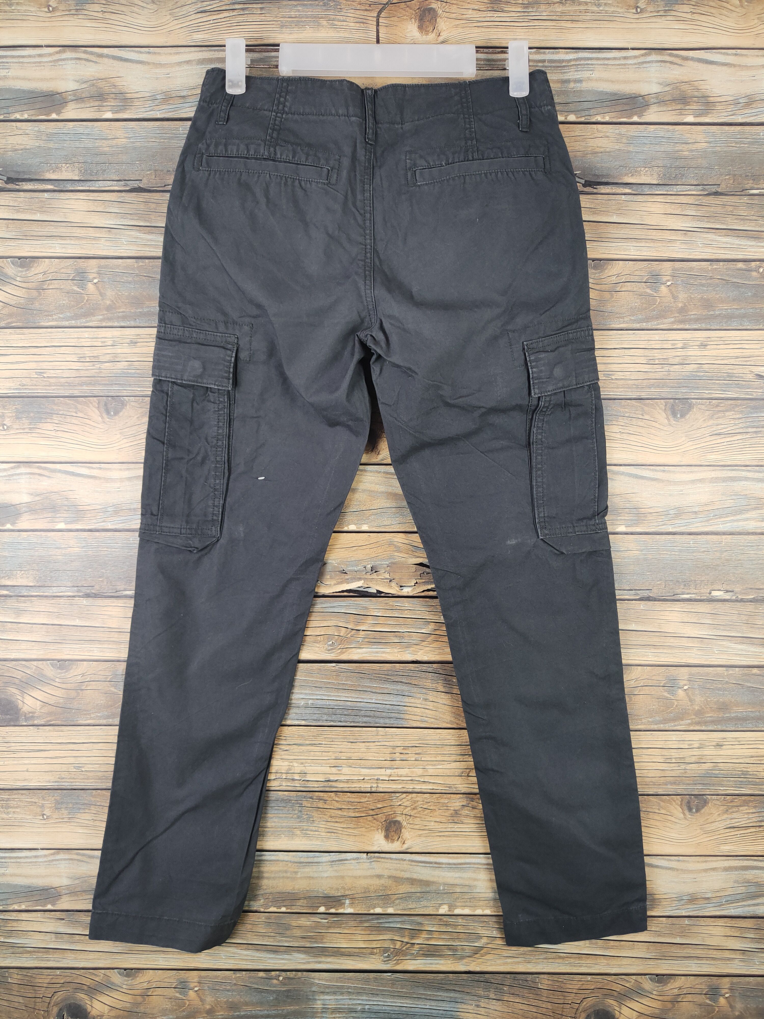 Japanese Brand DL Old Navy Gray Multipocket Tactical Cargo Pants #1487 Size US 27 - 7 Thumbnail
