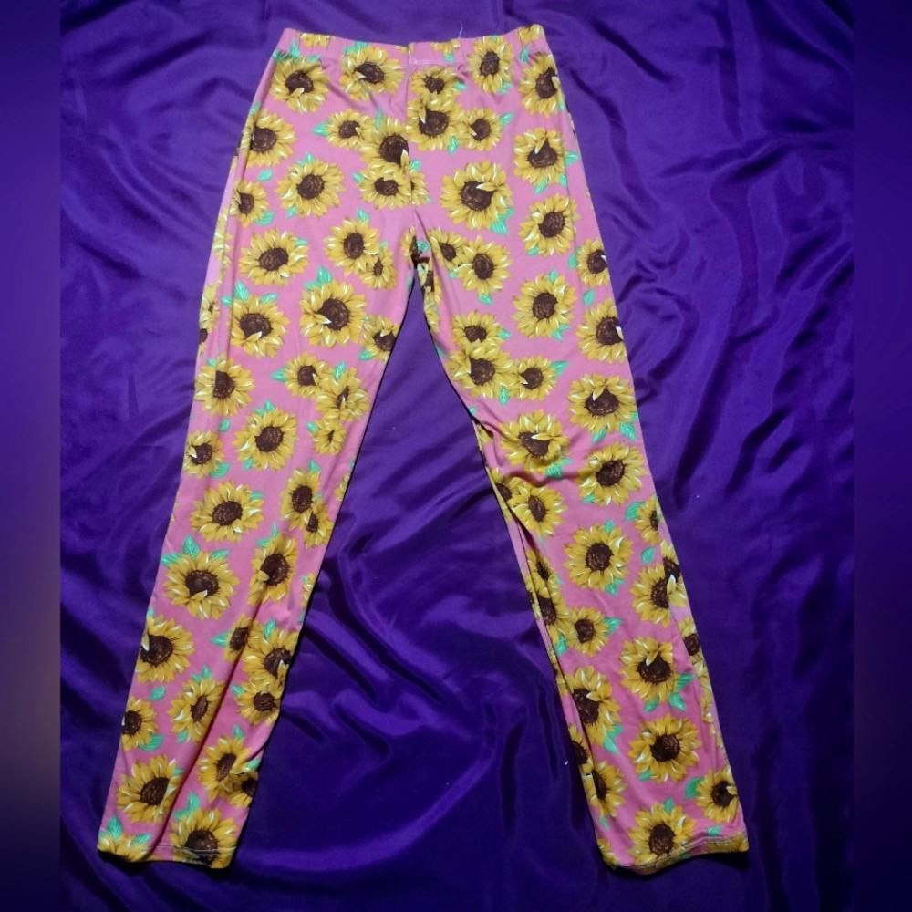 Designer Bobbie Brooks Sleepwear Pajama Pants Sunflower Size Small Size ONE SIZE - 4 Thumbnail