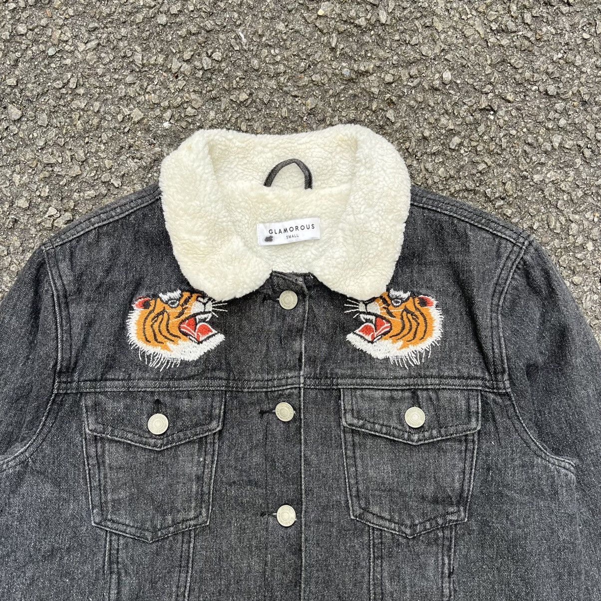 Hysteric Glamour Japanese Sukajan Embroidered Tiger Japan Denim Jacket Size US S / EU 44-46 / 1 - 6 Thumbnail