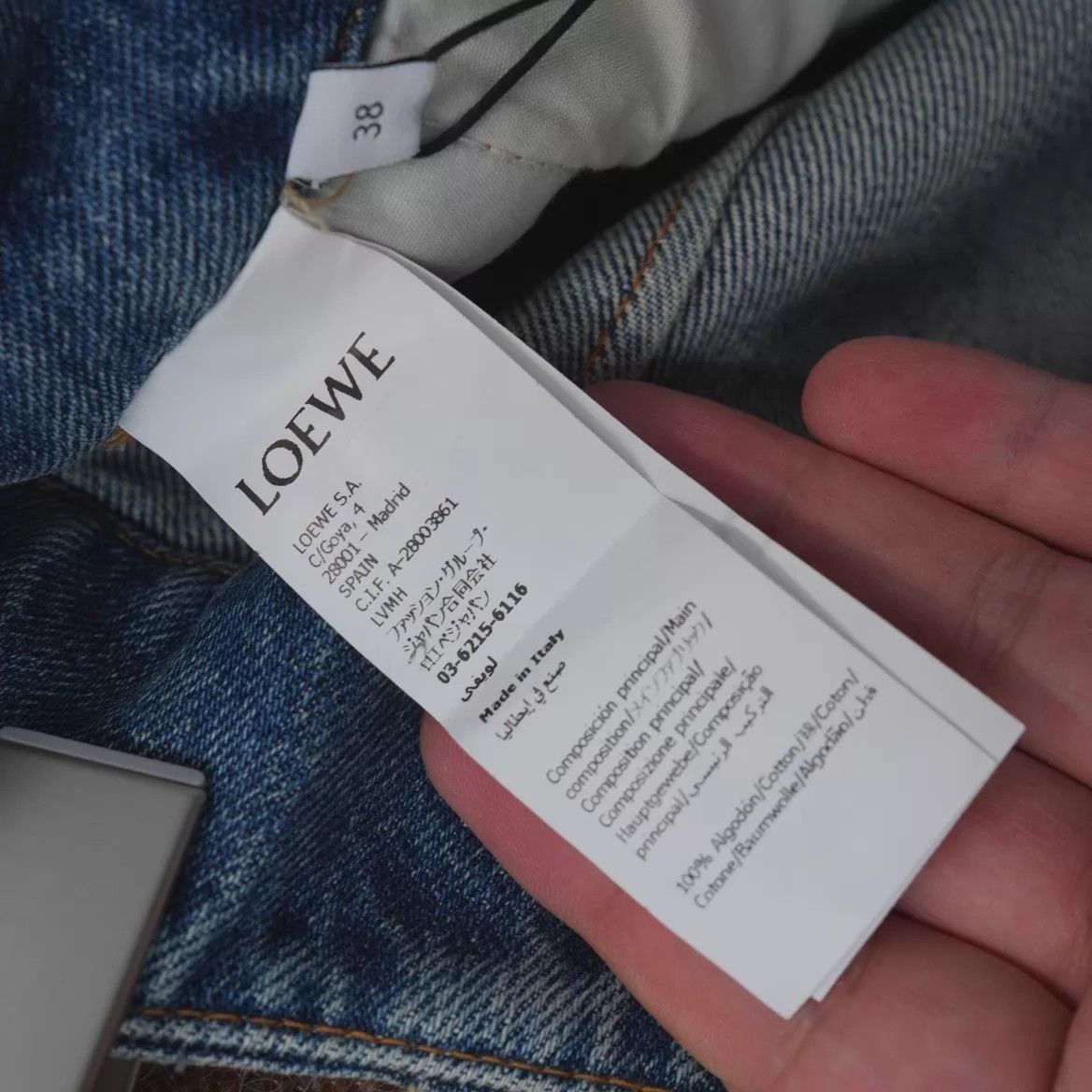 Loewe LOEWE 26SS Pleated Belt Jeans Size 38 Size 26" / US 2 / IT 38 - 6 Thumbnail
