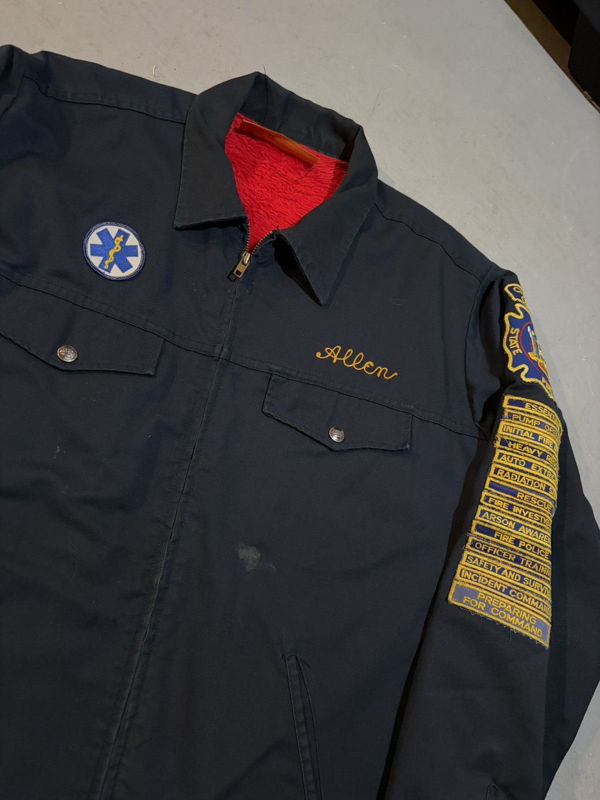 Dickies Beautiful 80s True Vintage Setlowear Dickies Fireman Jacket Size US XL / EU 56 / 4 - 5 Thumbnail