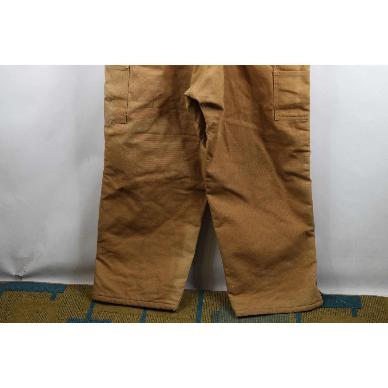 Carhartt Vintage 90s Carhartt Distressed Quilted Canvas Overalls Size US 44 / EU 60 - 20 Thumbnail