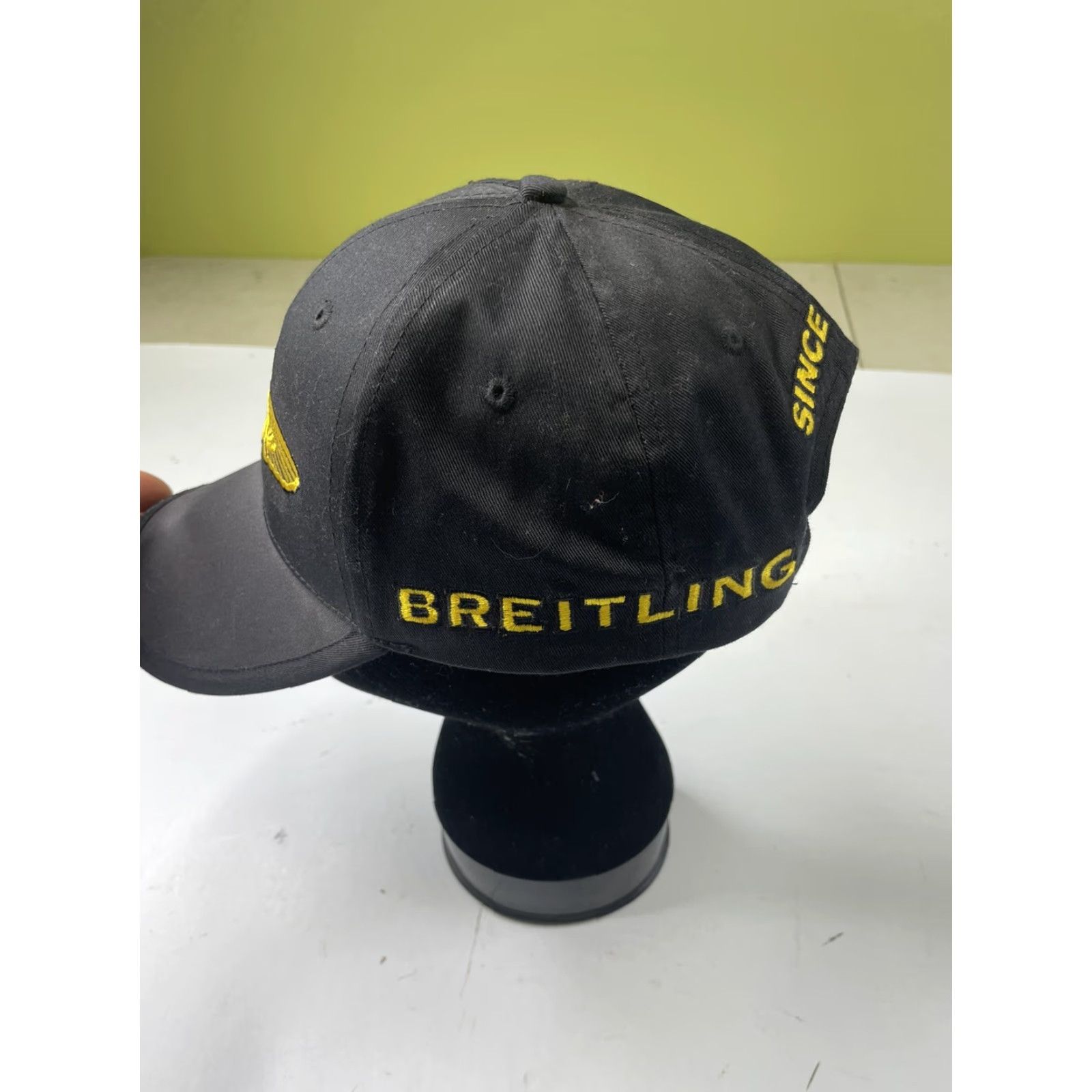 Breitling **Breitling Men's Black Adjustable Baseball Cap** User: **Breitling Men's Adjustable Black Baseball Cap** Size ONE SIZE - 2 Thumbnail