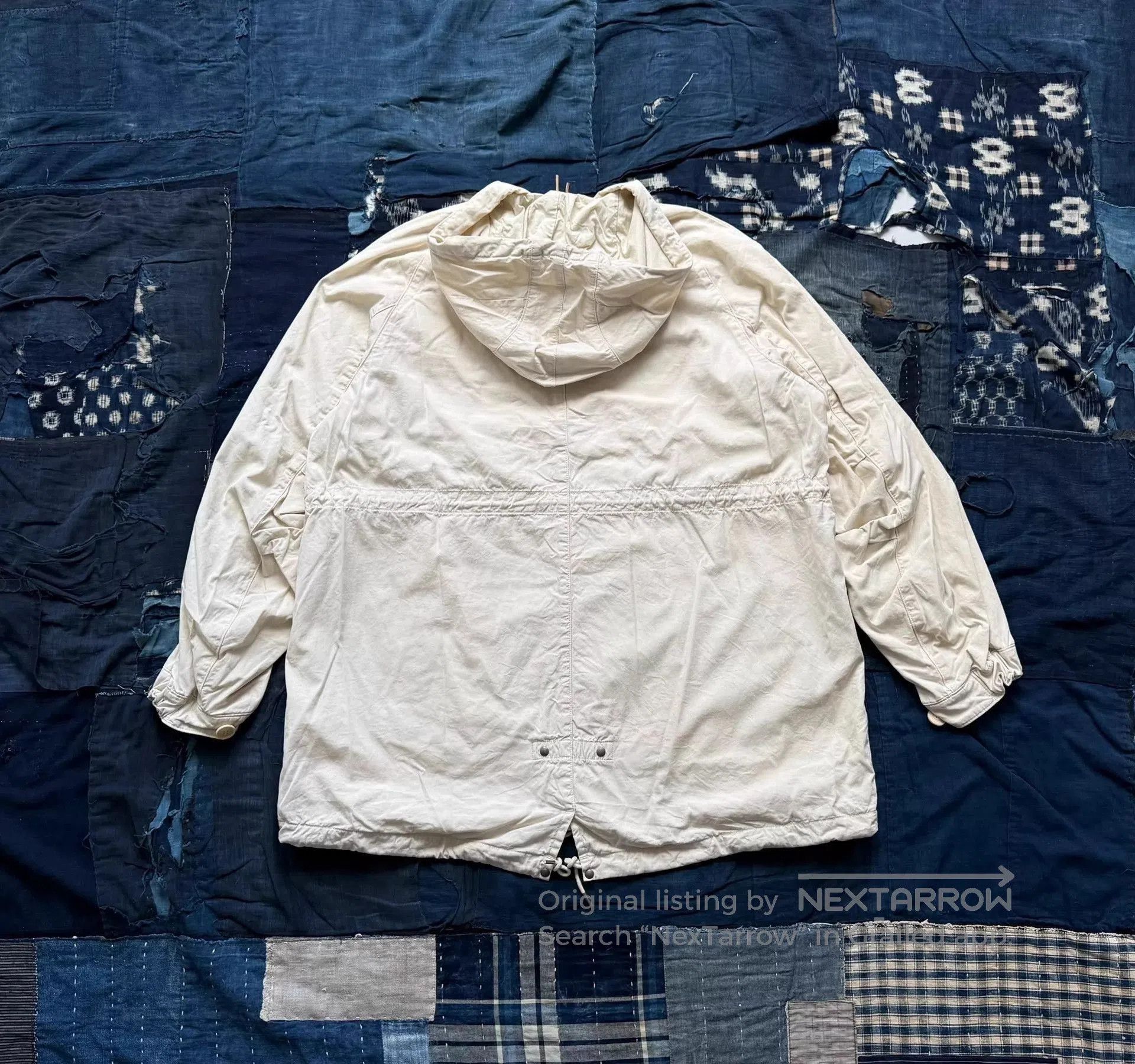 Visvim White Hooded Light Jacket with Half. Size US S / EU 44-46 / 1 - 2 Thumbnail