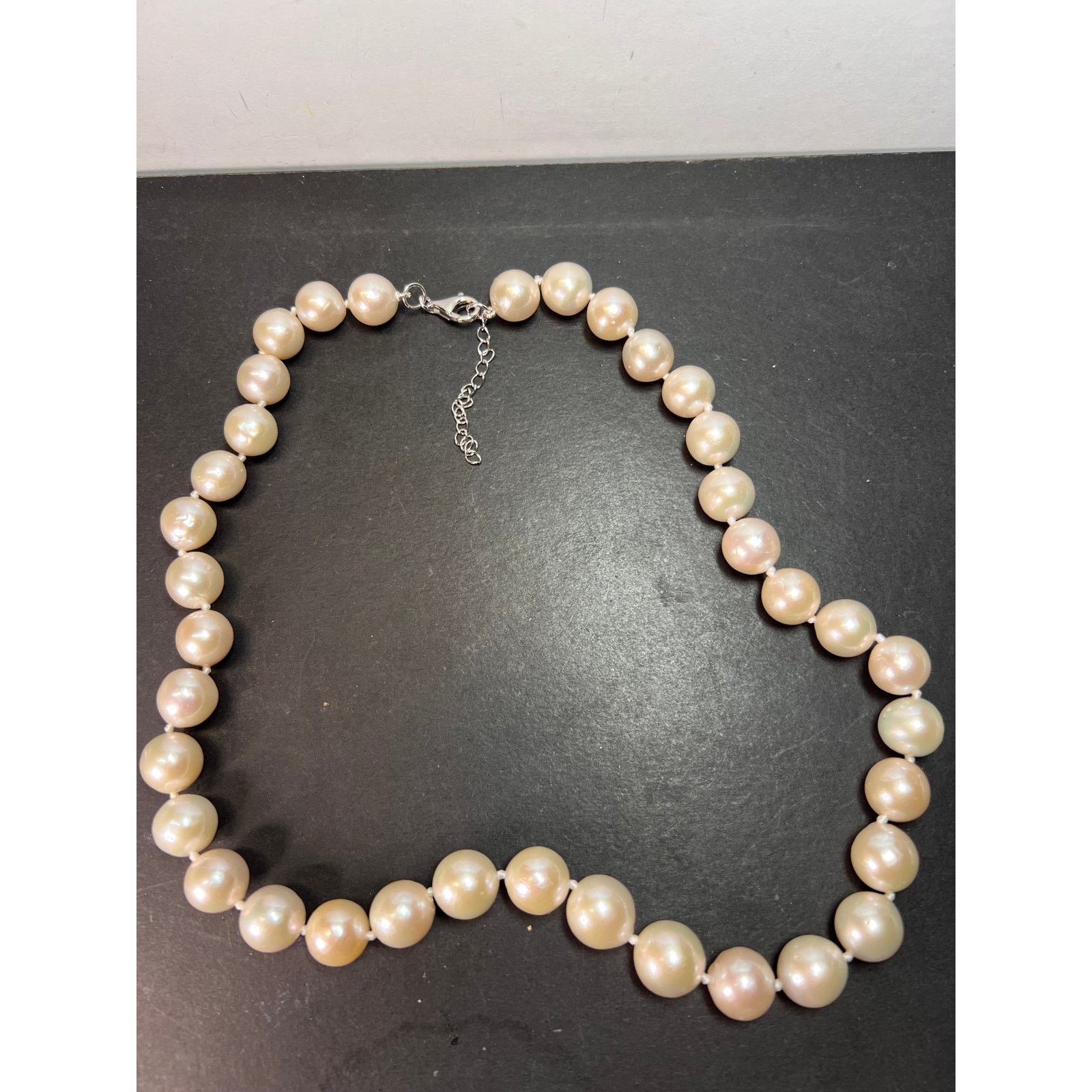 Other Cultured Pearl Rhodium Over Sterling Silver Necklace 20inch Size ONE SIZE - 3 Thumbnail