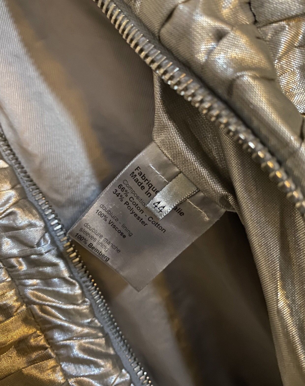 Dior Dior 07Ss Show Style Laser Silver Enamel Pleated Thin Jacket Size US S / EU 44-46 / 1 - 5 Thumbnail