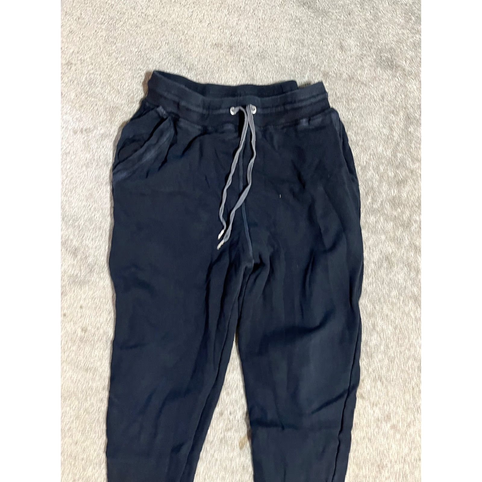 Splendid VINTAGE Splendid Black Solid lounge joggers pants Women S Small Jogger Size 28" / US 6 / IT 42 - 2 Thumbnail