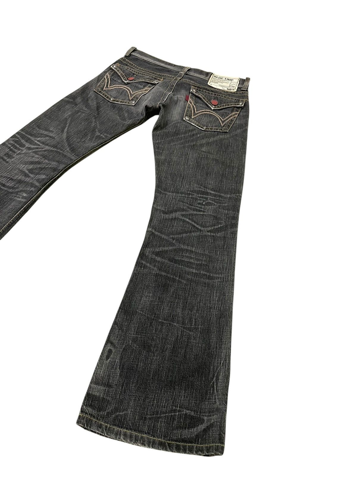 Edwin Flare Jeans Edwin 503 Japan Faded Distress Boot Cut 2🟦1 Size US 32 / EU 48 - 13 Thumbnail