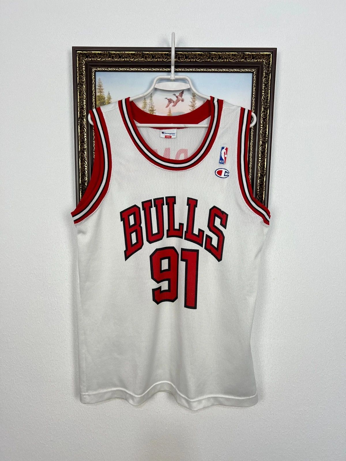 Champion Vintage Champion Chicago Bulls Dennis Rodman Jersey Shirt Size US L / EU 52-54 / 3 - 1 Thumbnail